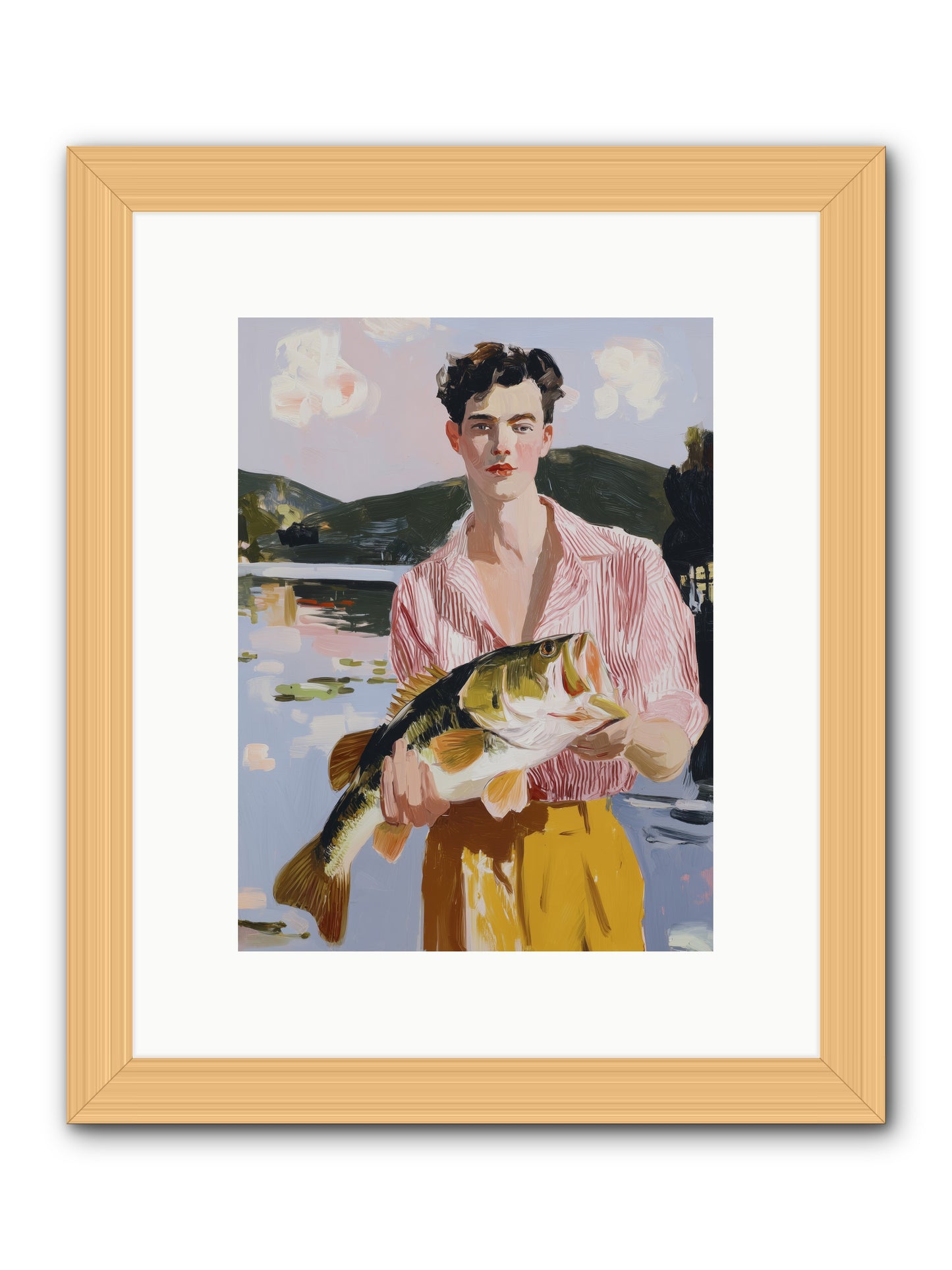 Summer's Essence -- Framed Print - Natural 9x12