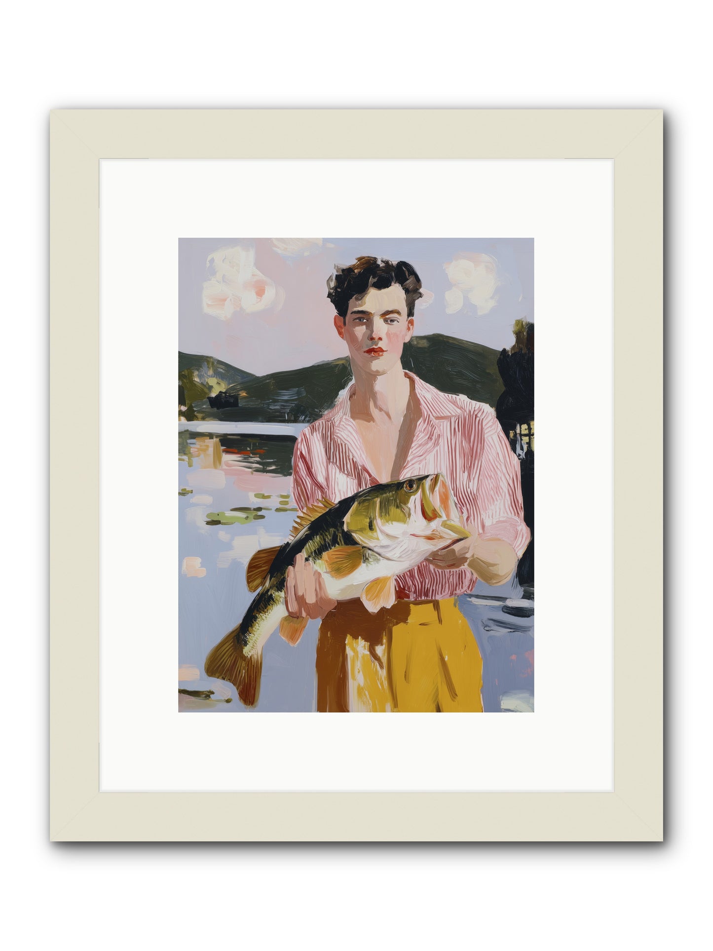 Summer's Essence -- Framed Print - White 9x12