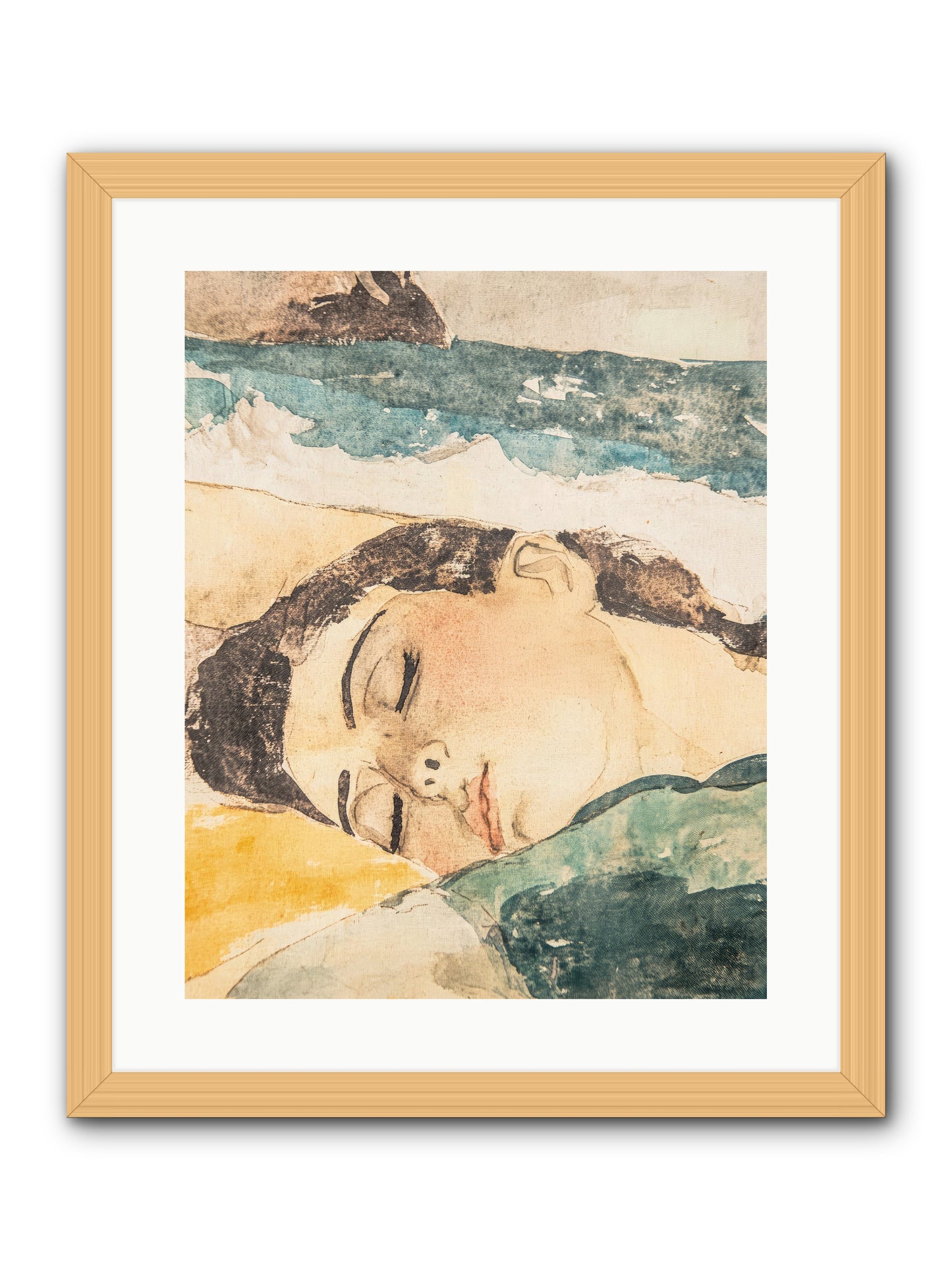 Summer's Memoir -- Framed Print - Natural 16x20