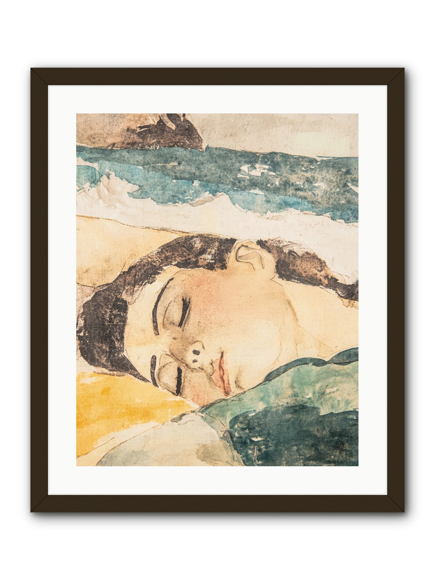 Summer's Memoir -- Framed Print - Black 20x25