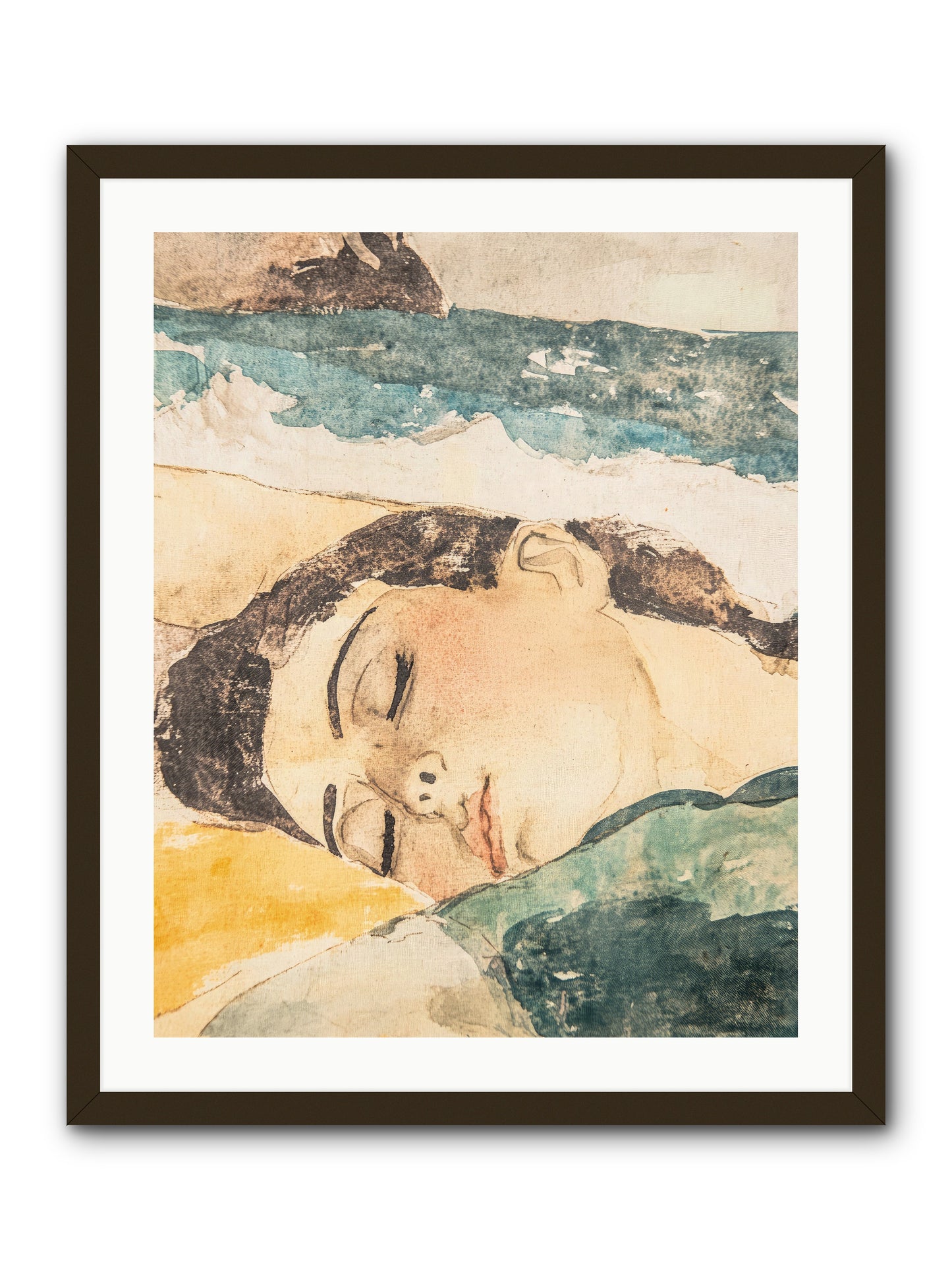 Summer's Memoir -- Framed Print - Black 24x30