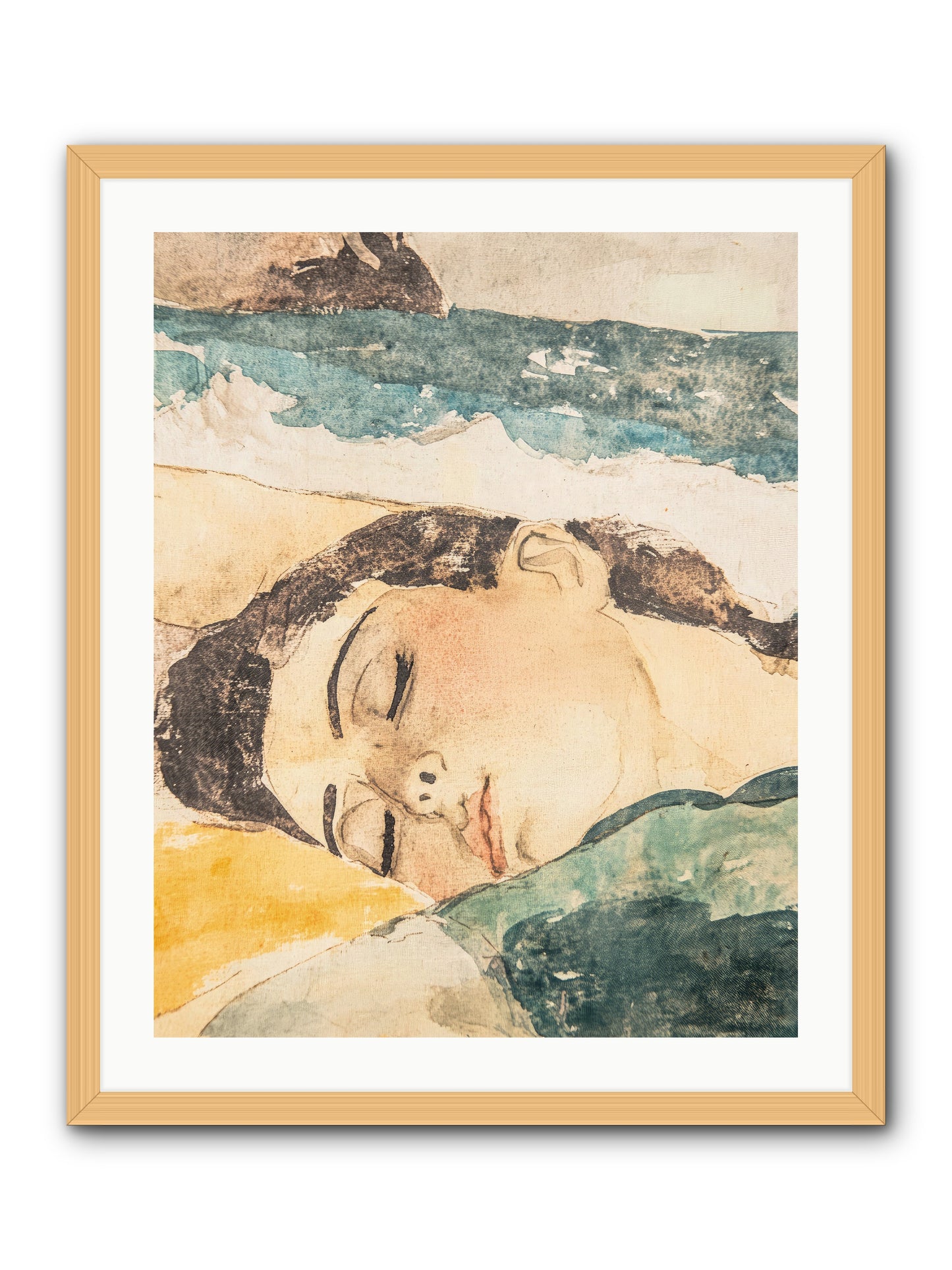 Summer's Memoir -- Framed Print - Natural 24x30