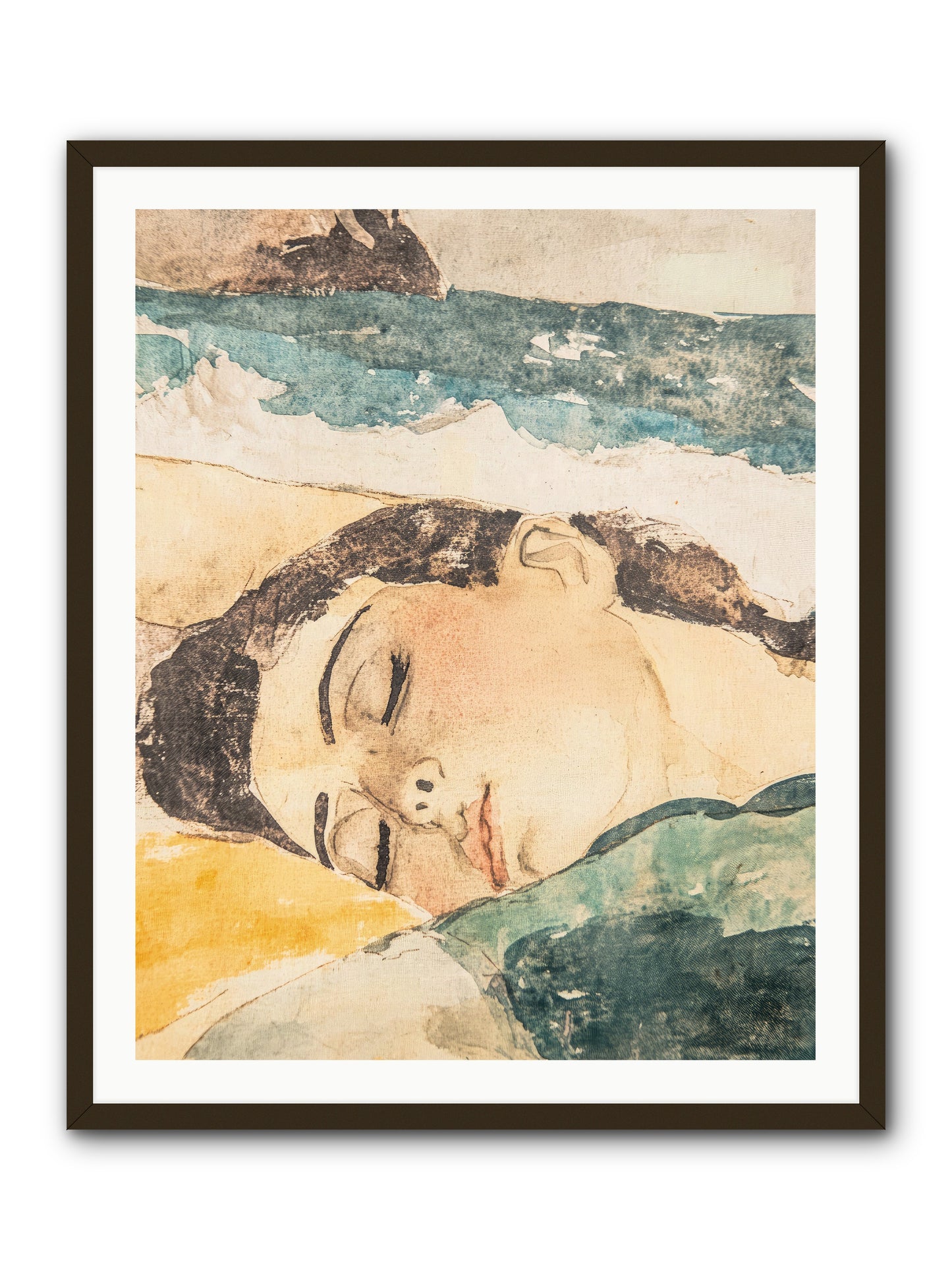 Summer's Memoir -- Framed Print - Black 32x40