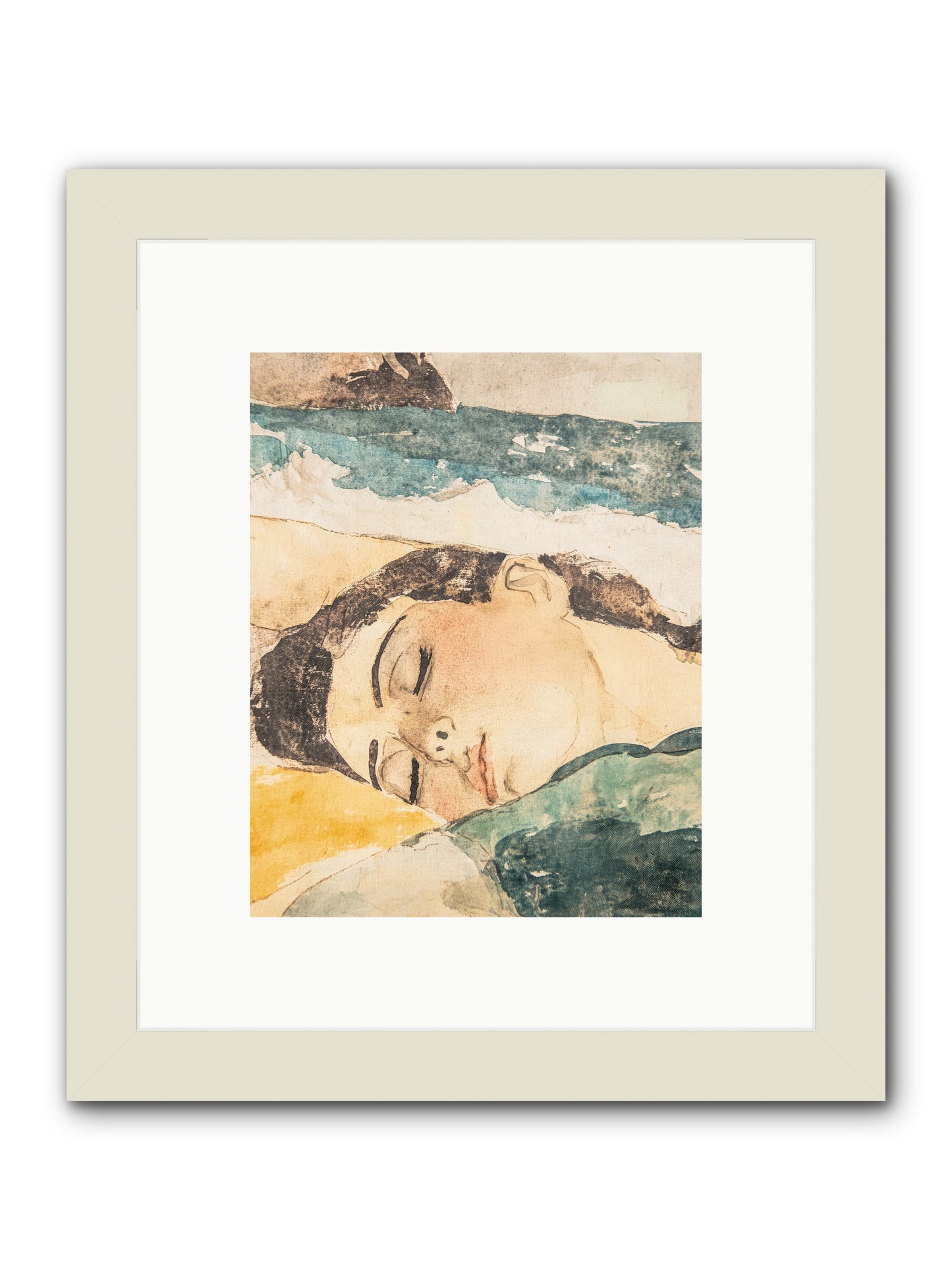 Summer's Memoir -- Framed Print - White 8x10