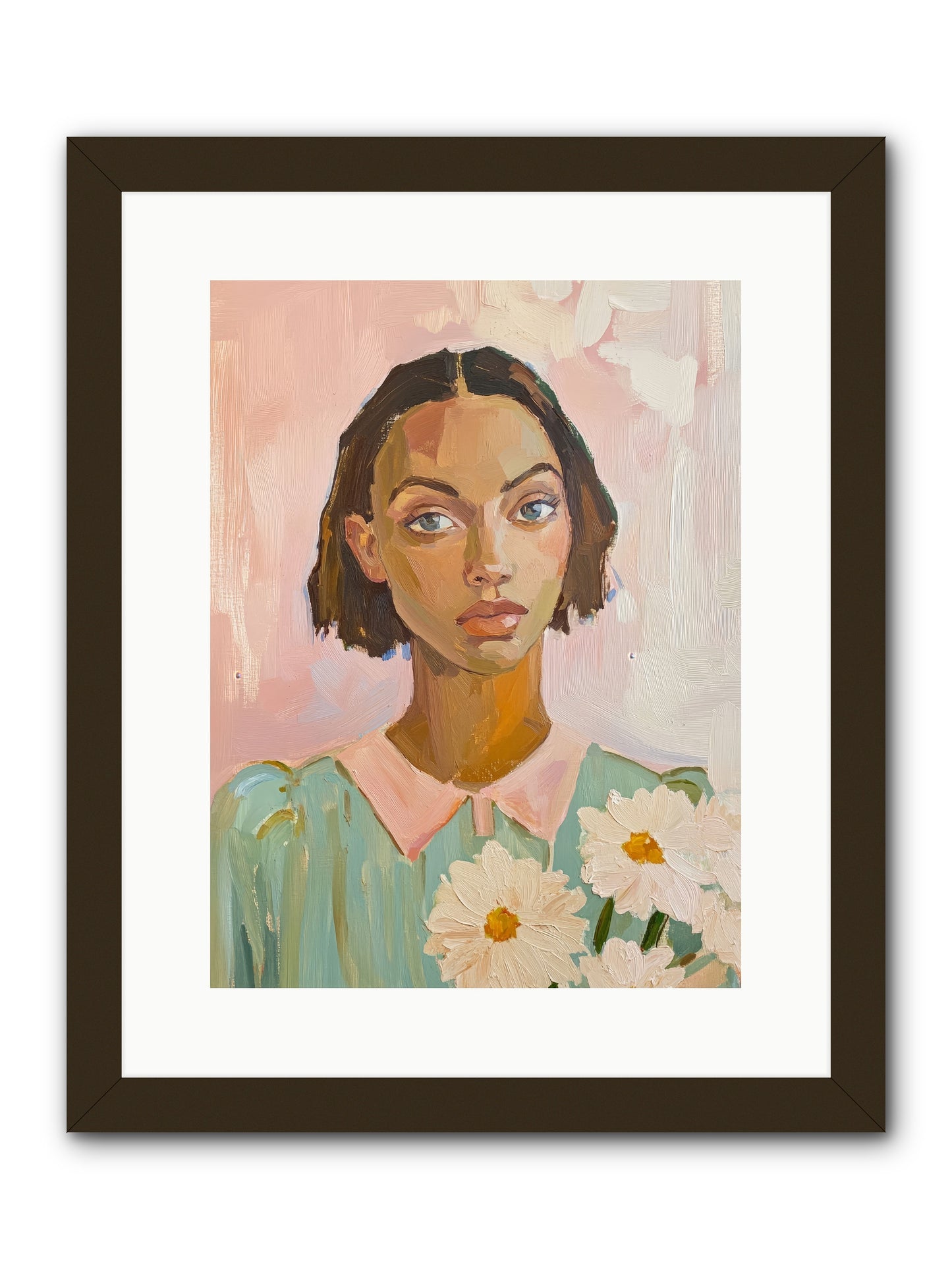 Summer's Portrait -- Framed Print - Black 12x16
