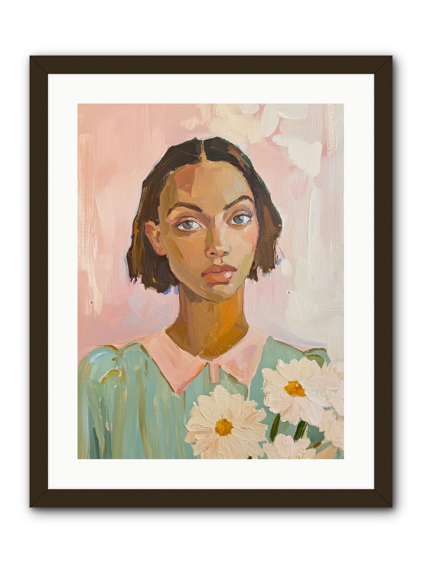 Summer's Portrait -- Framed Print - Black 18x24