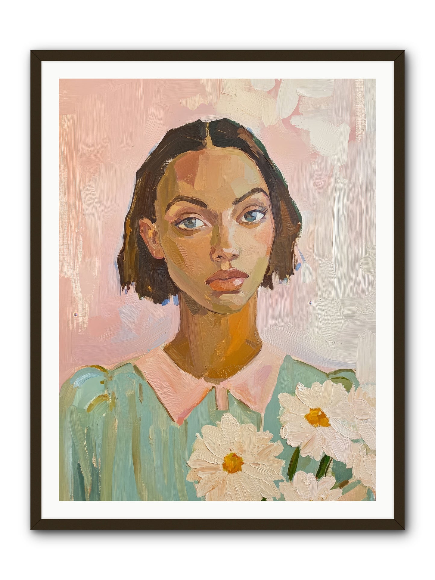Summer's Portrait -- Framed Print - Black 36x48