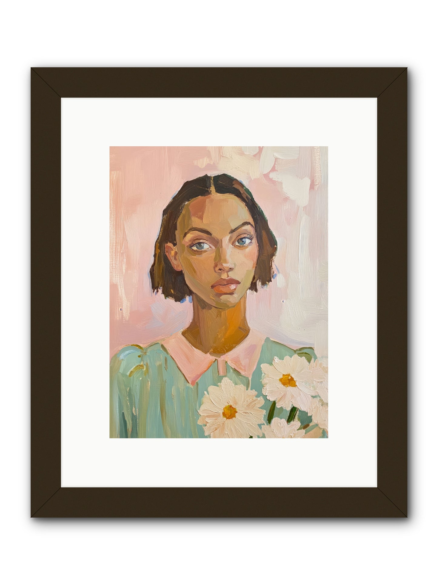 Summer's Portrait -- Framed Print - Black 9x12
