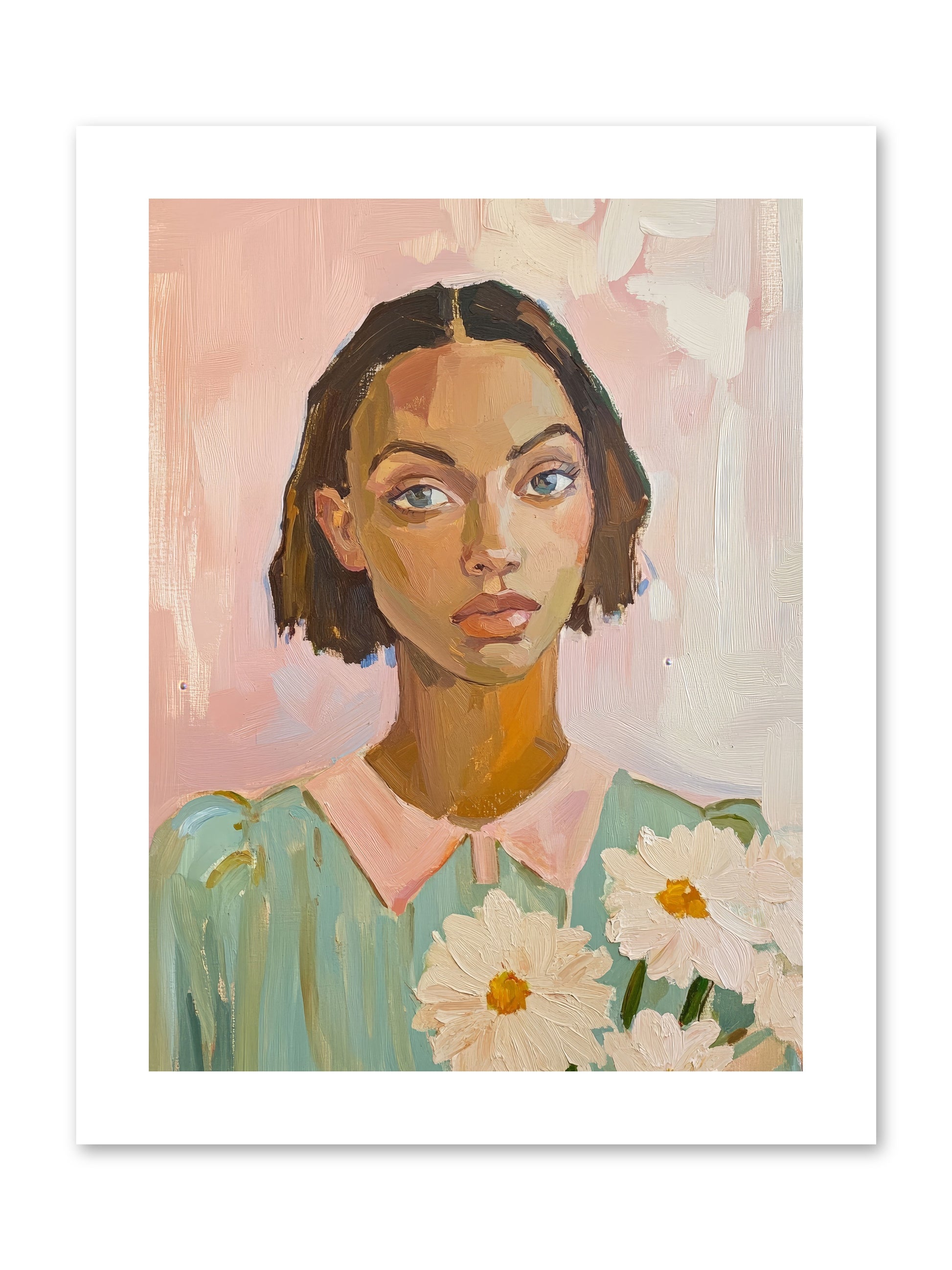 Summer's Portrait -- Paper Print 9x12