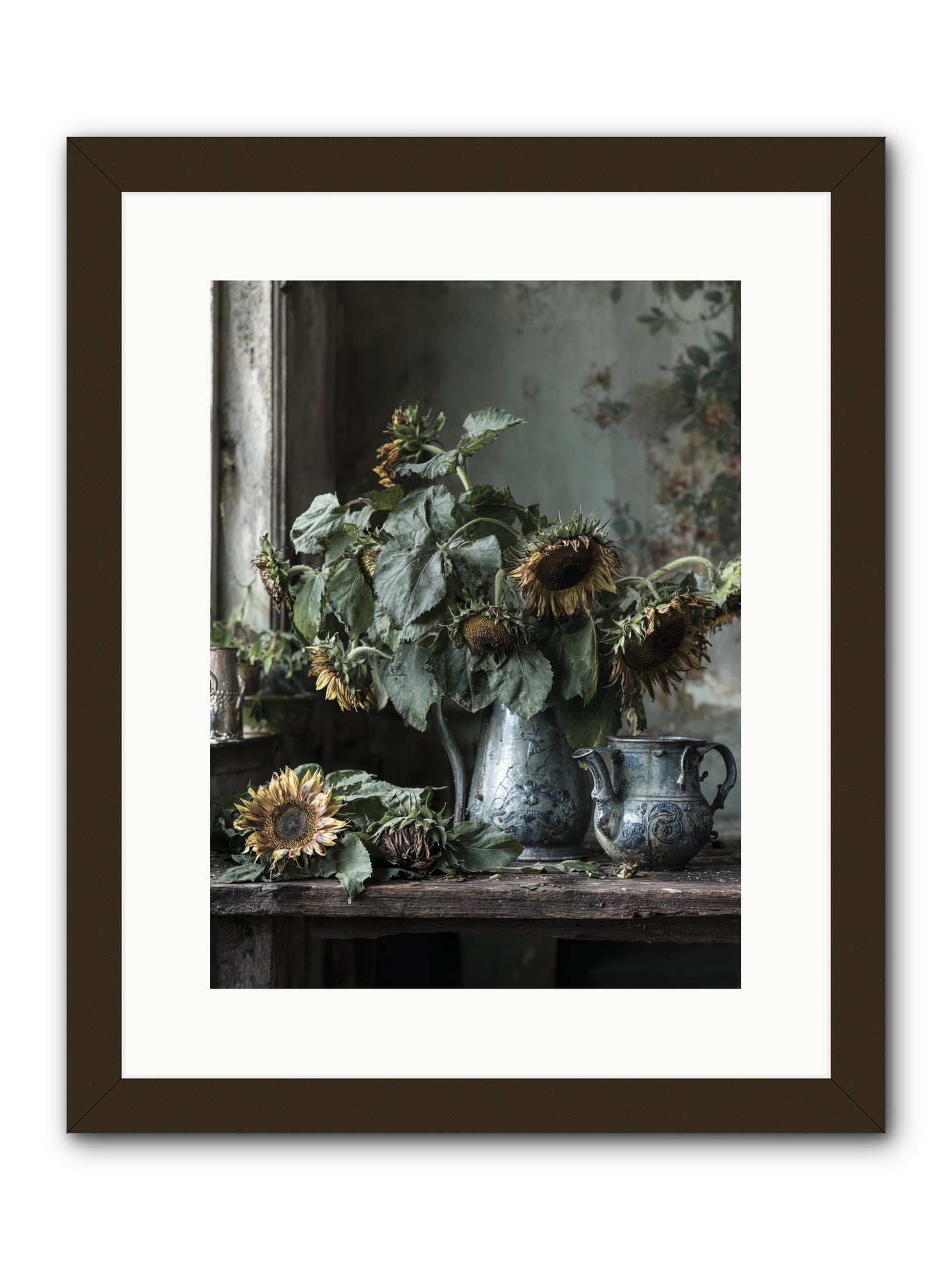 Summer's Swan Song -- Framed Print - Black 12x16