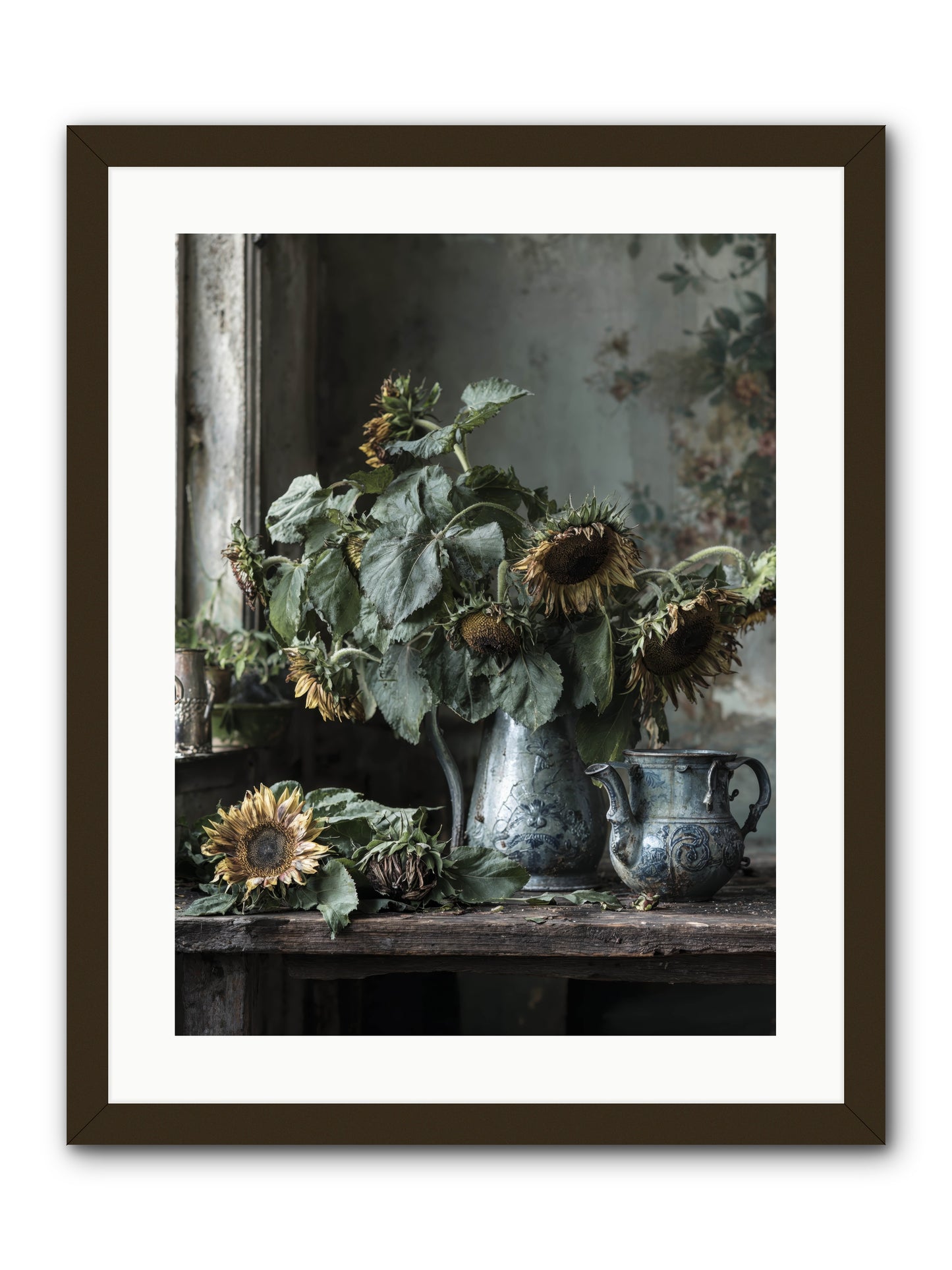 Summer's Swan Song -- Framed Print - Black 18x24