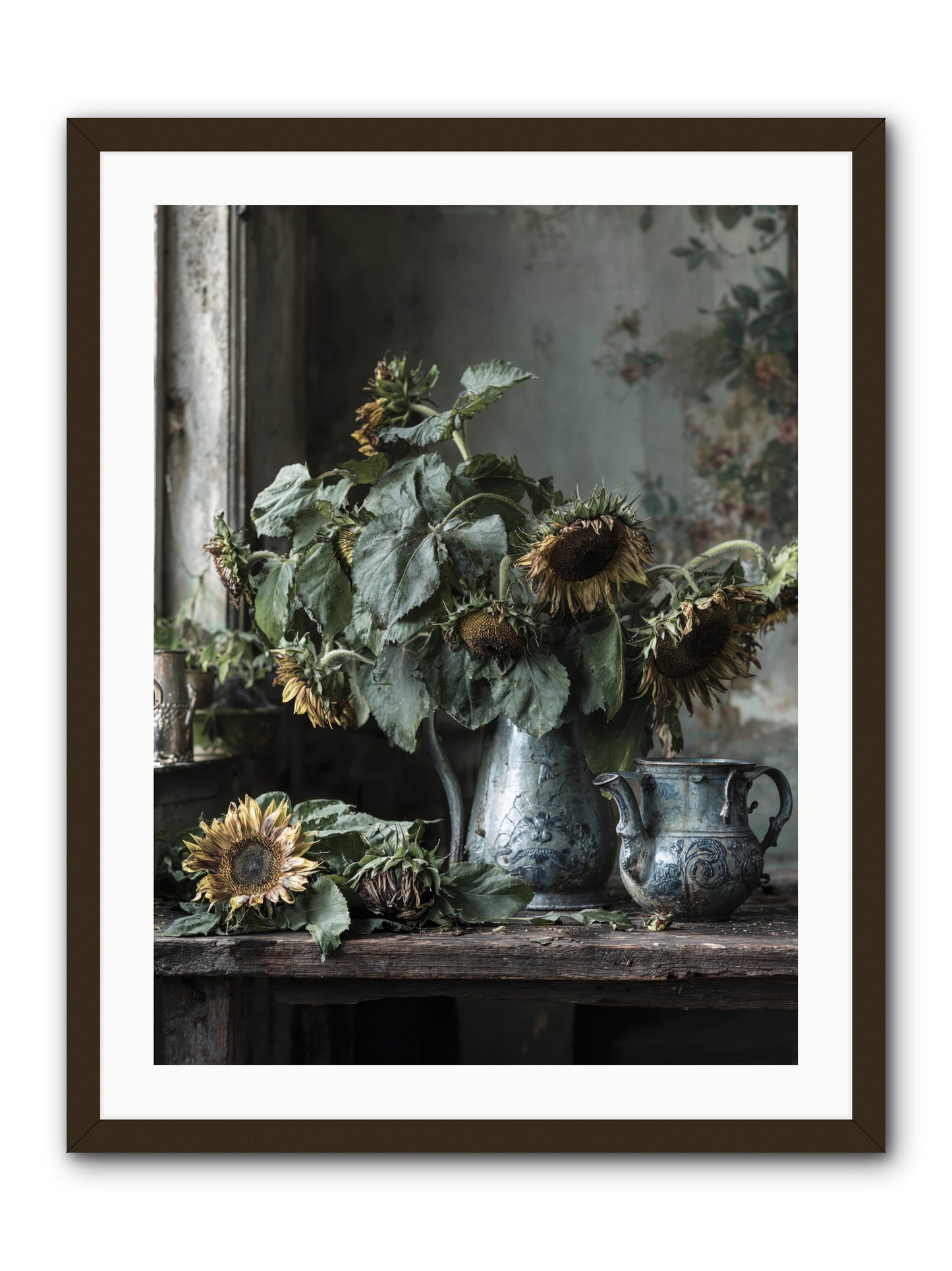 Summer's Swan Song -- Framed Print - Black 24x32