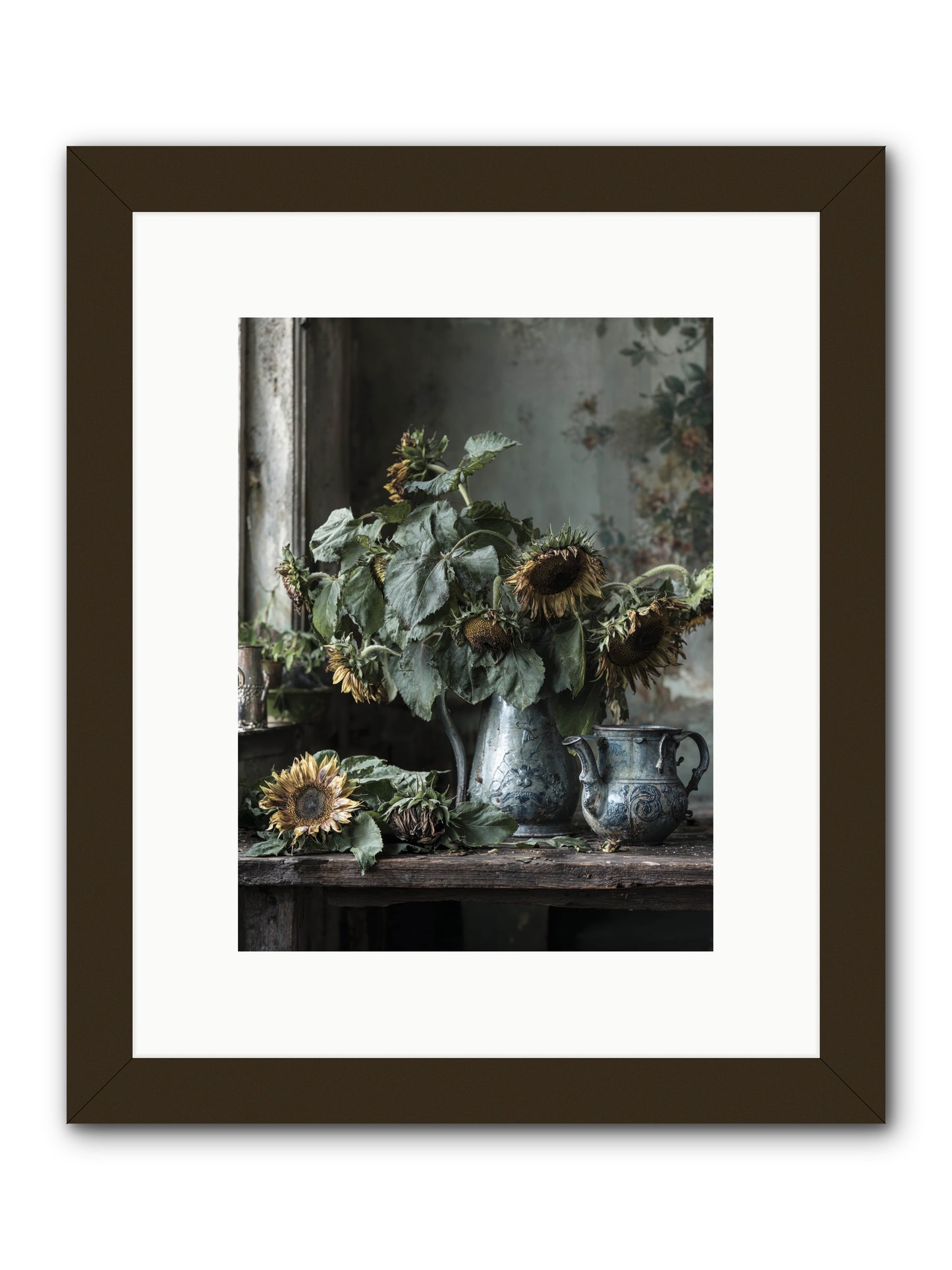 Summer's Swan Song -- Framed Print - Black 9x12
