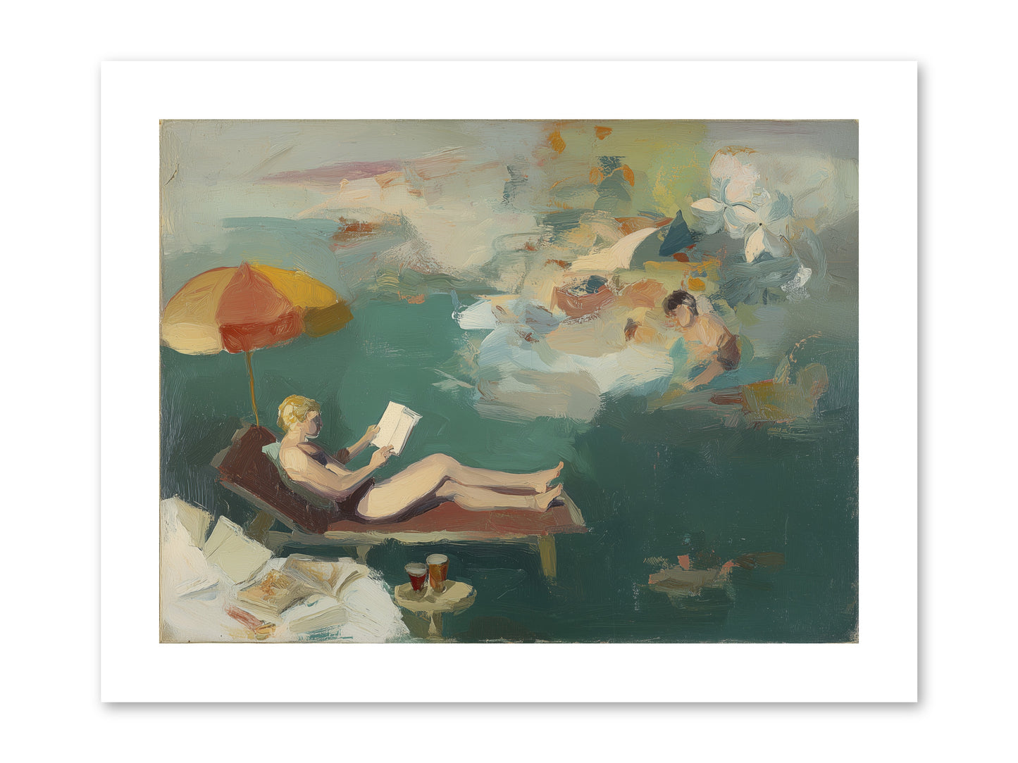 Summer's Sweet Surrender -- Paper Print 12x9