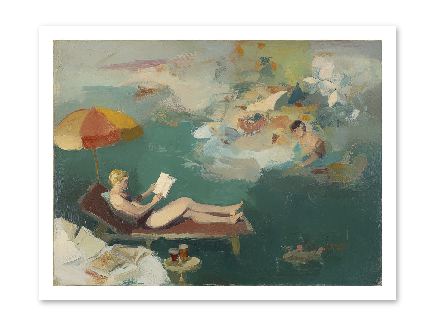 Summer's Sweet Surrender -- Loose Canvas Print 24x18