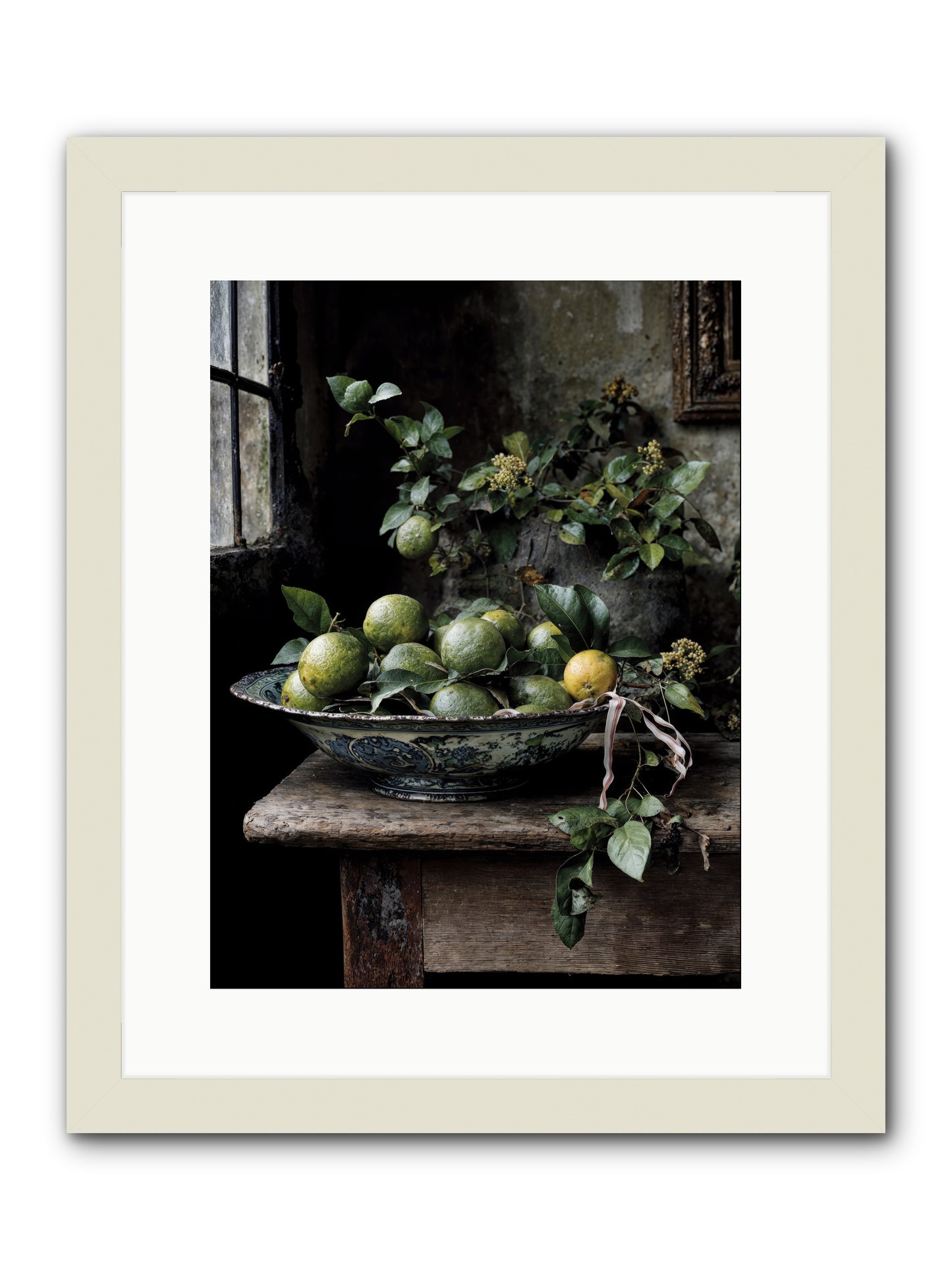Summer's golden secret -- Framed Print - White 12x16