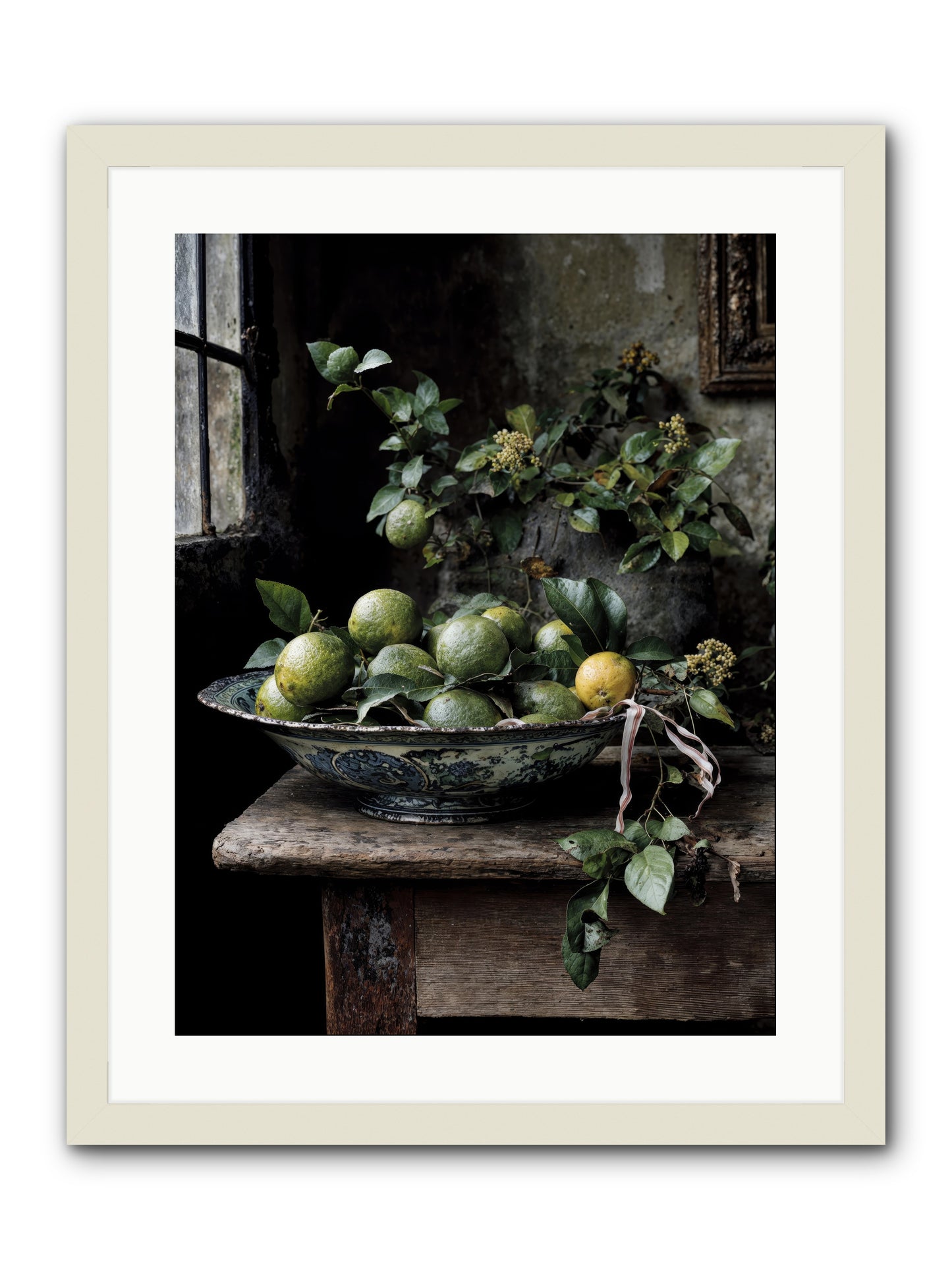 Summer's golden secret -- Framed Print - White 18x24