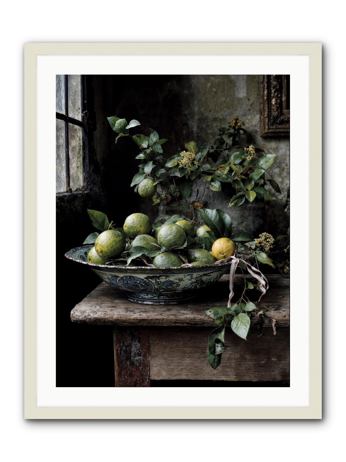 Summer's golden secret -- Framed Print - White 24x32