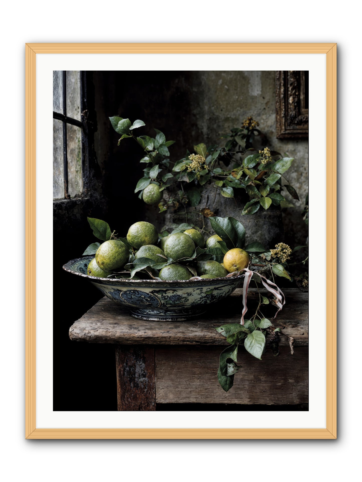 Summer's golden secret -- Framed Print - Natural 30x40