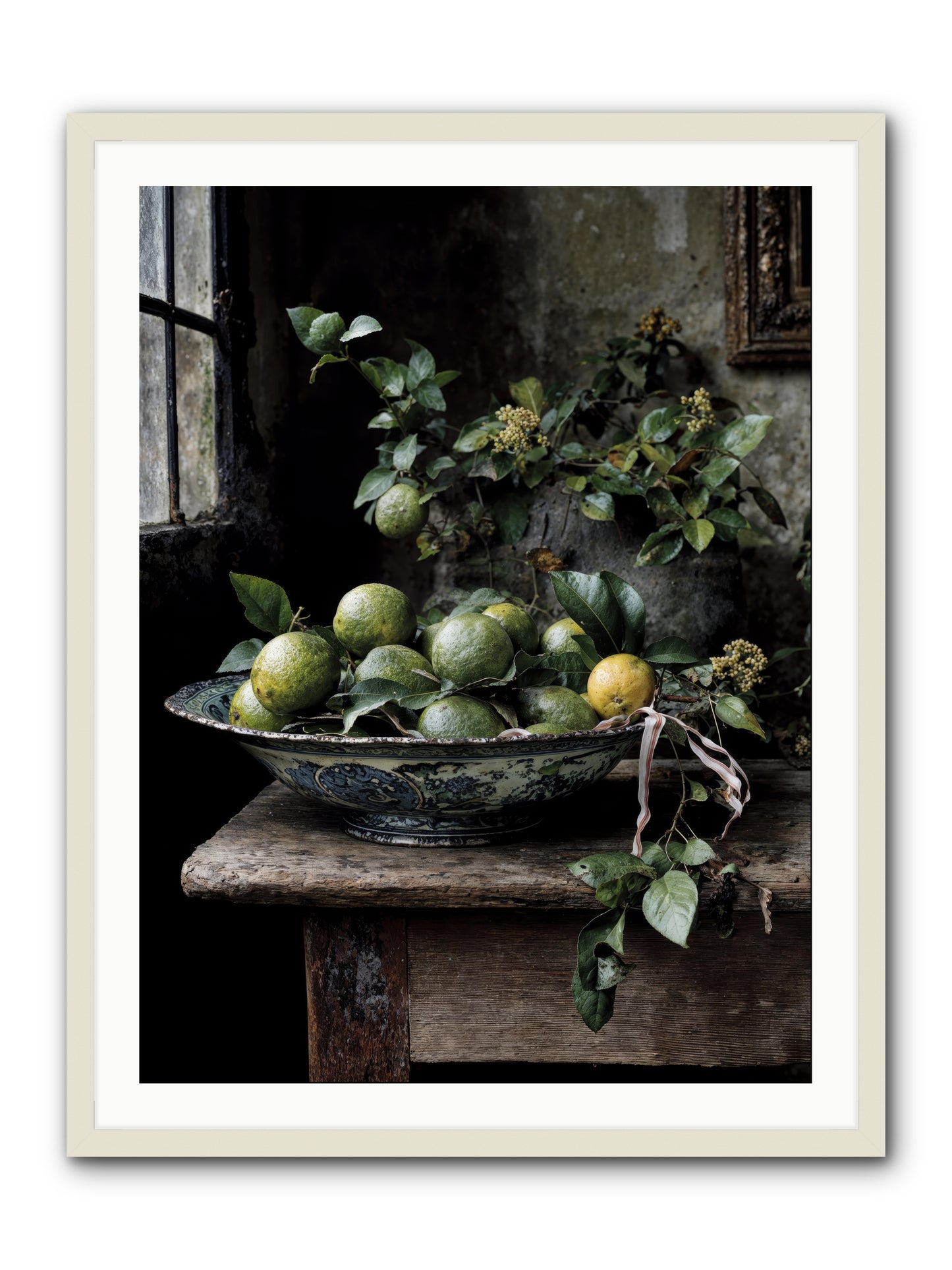 Summer's golden secret -- Framed Print - White 30x40