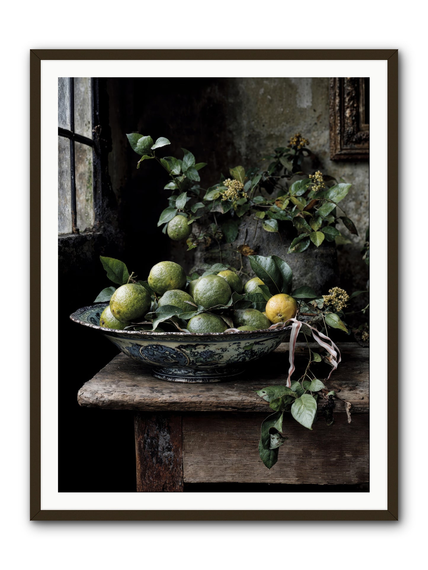 Summer's golden secret -- Framed Print - Black 36x48