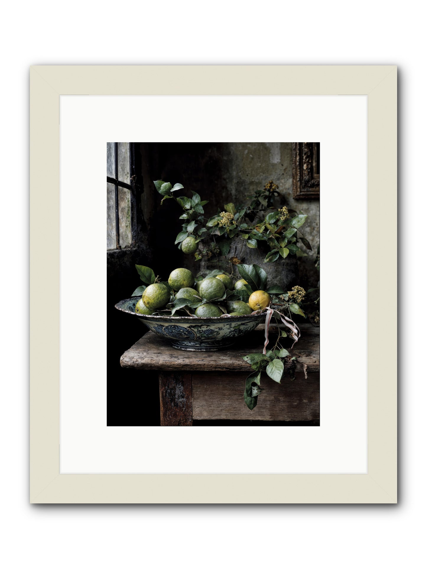 Summer's golden secret -- Framed Print - White 9x12