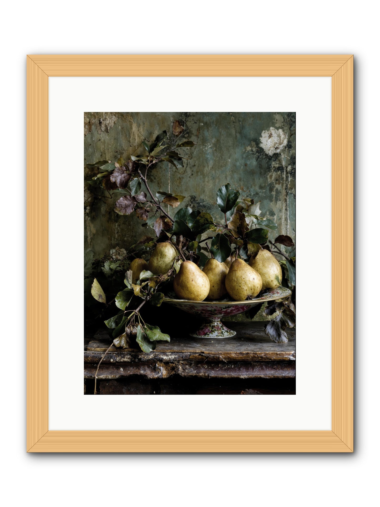 Summer's grand gesture -- Framed Print - Natural 12x16