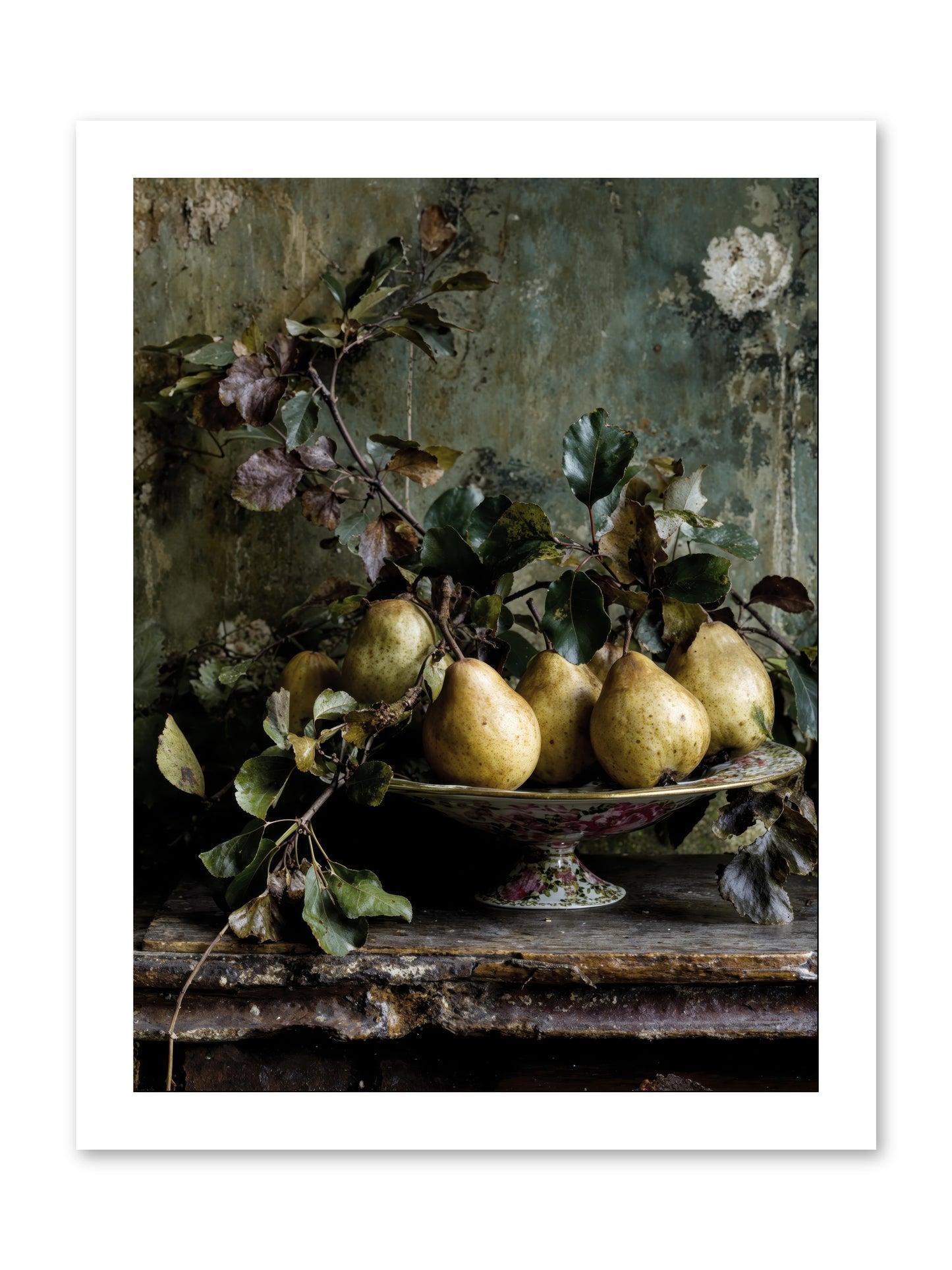 Summer's grand gesture -- Paper Print 12x16