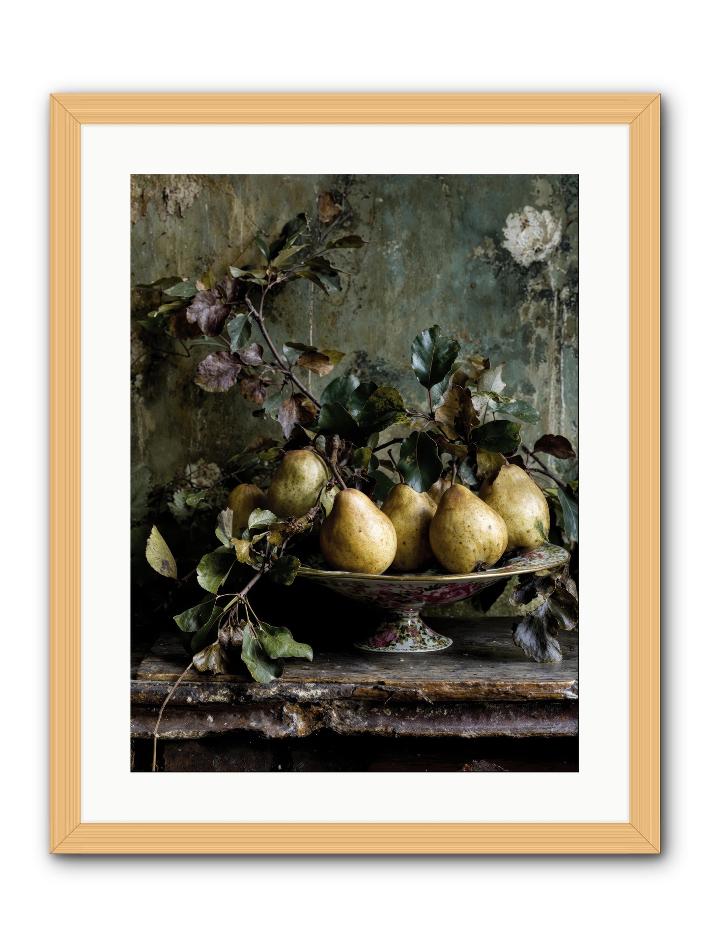 Summer's grand gesture -- Framed Print - Natural 18x24