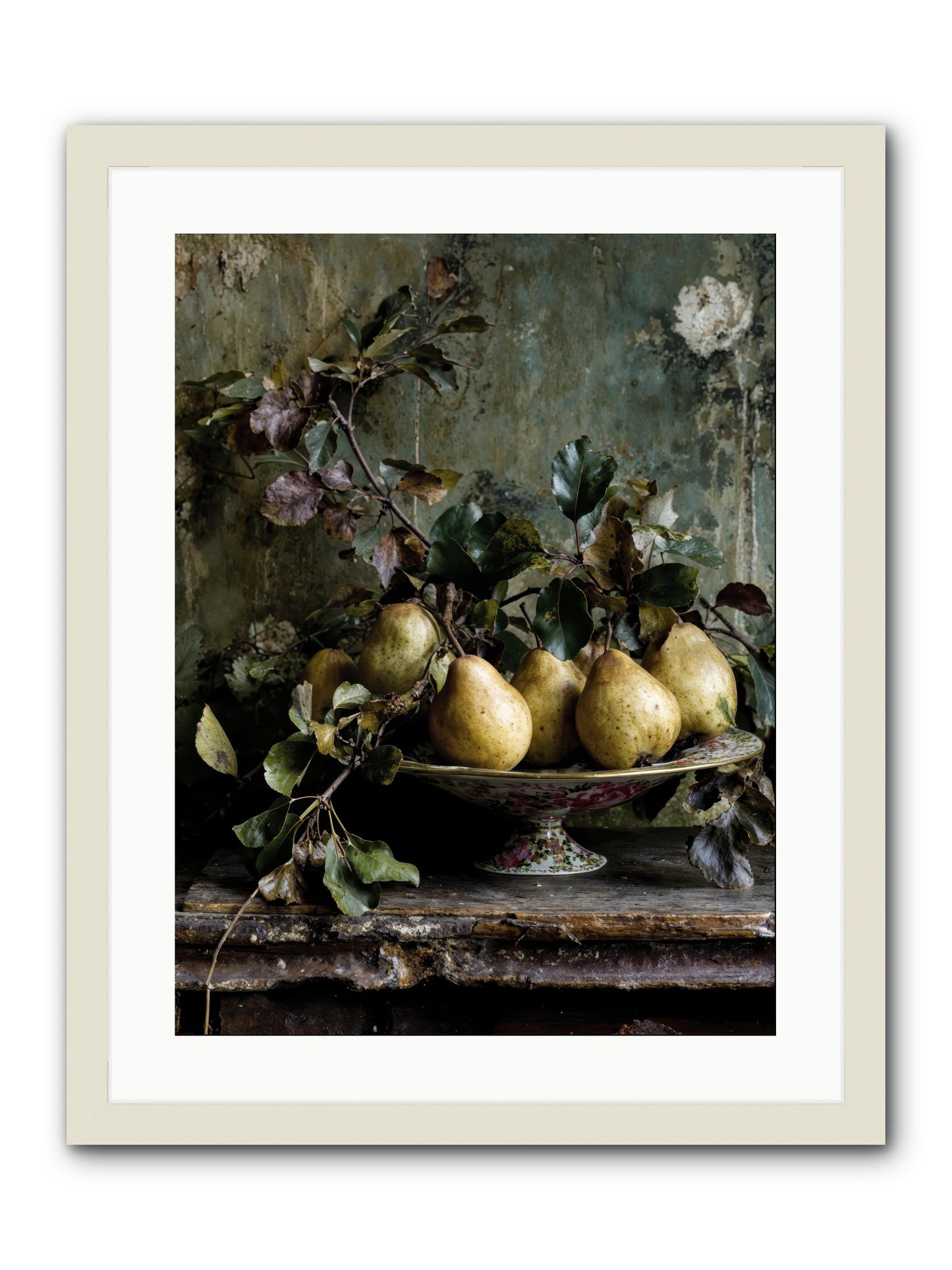 Summer's grand gesture -- Framed Print - White 18x24