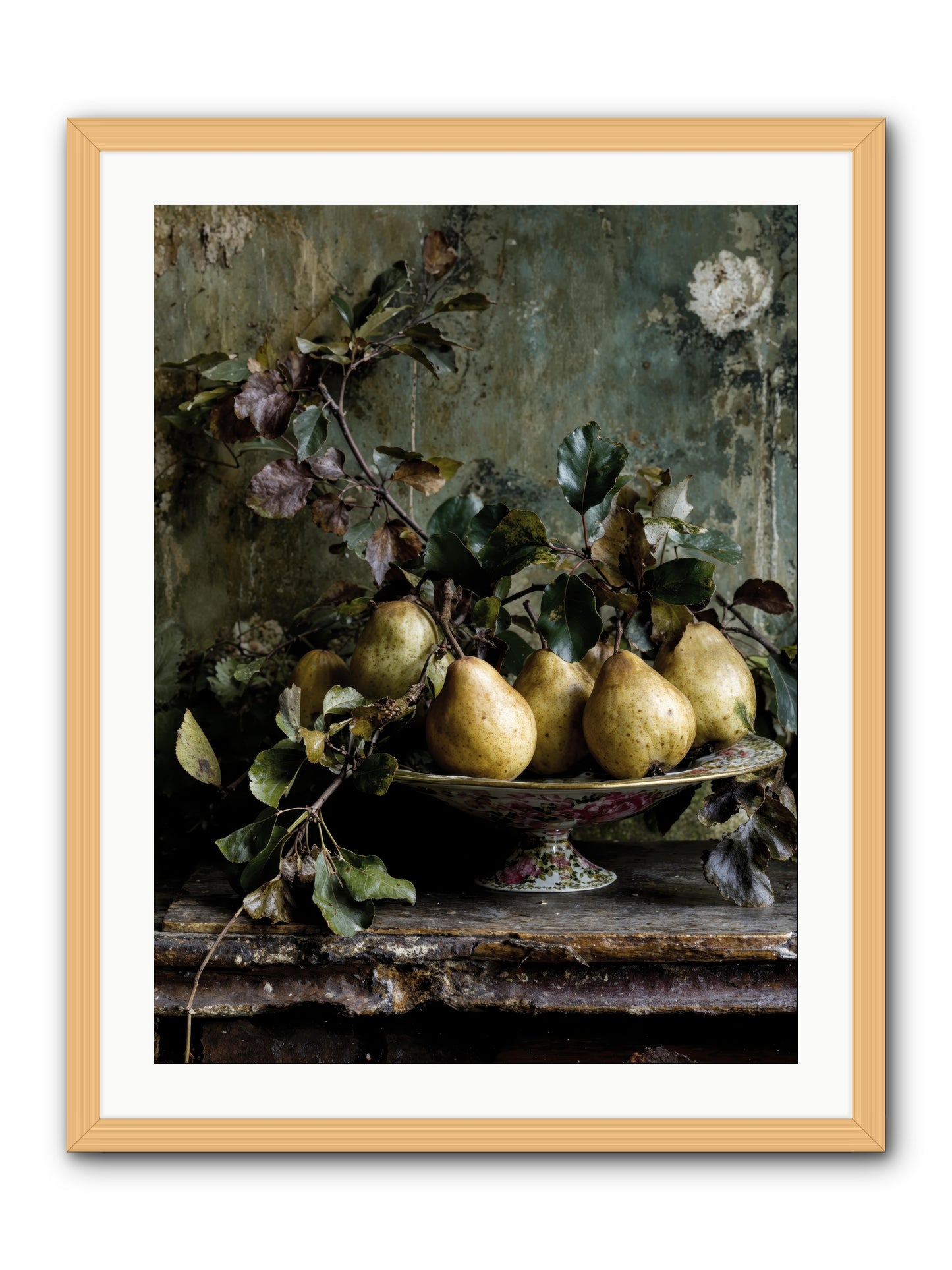 Summer's grand gesture -- Framed Print - Natural 24x32