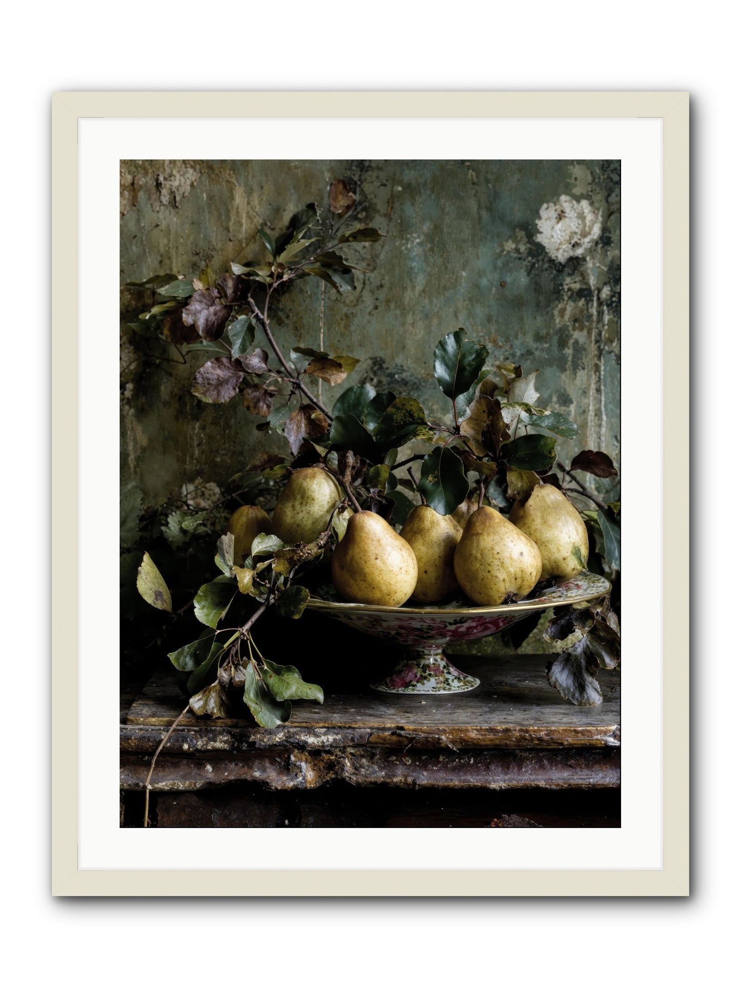 Summer's grand gesture -- Framed Print - White 24x32