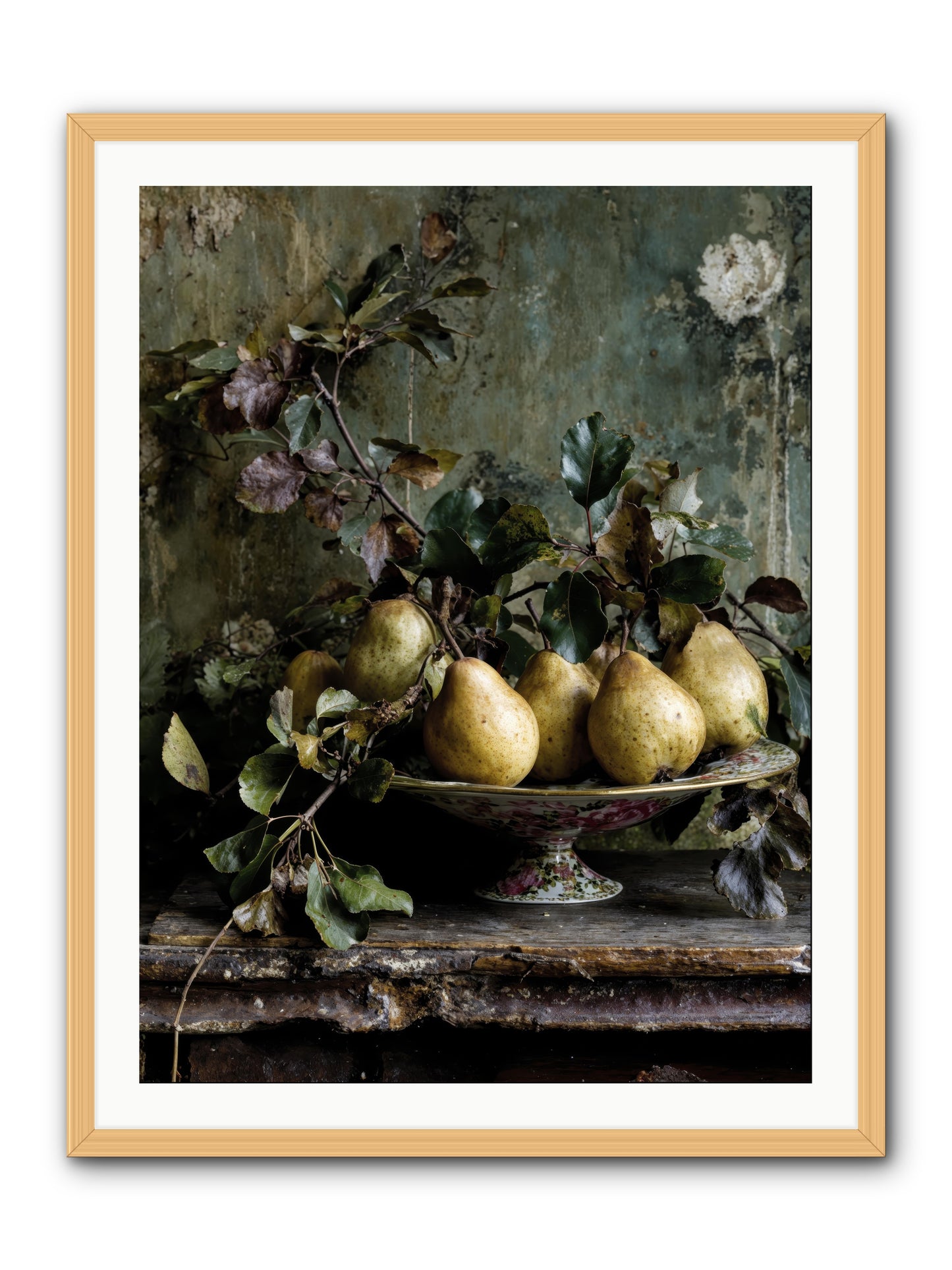 Summer's grand gesture -- Framed Print - Natural 30x40