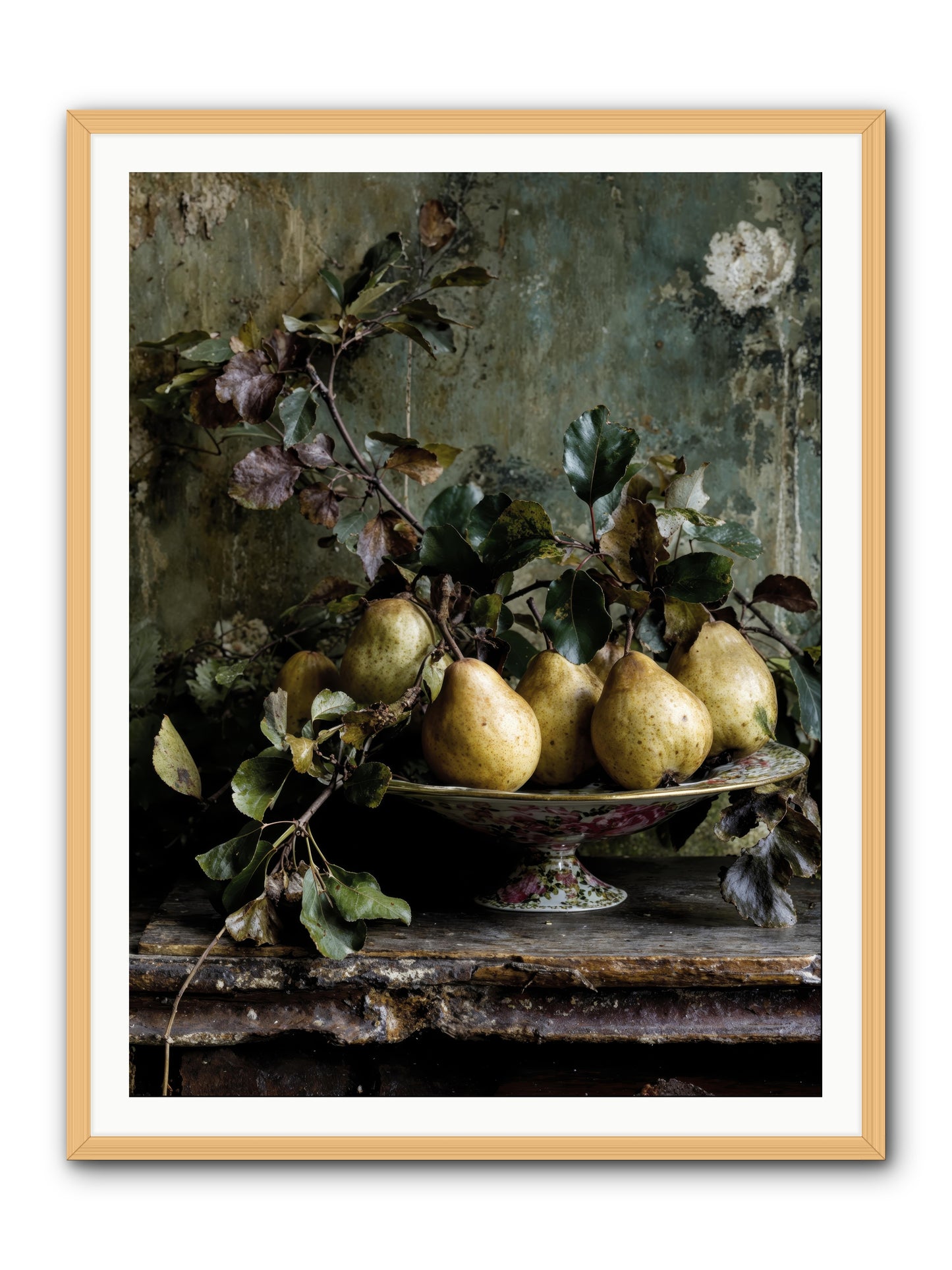 Summer's grand gesture -- Framed Print - Natural 36x48