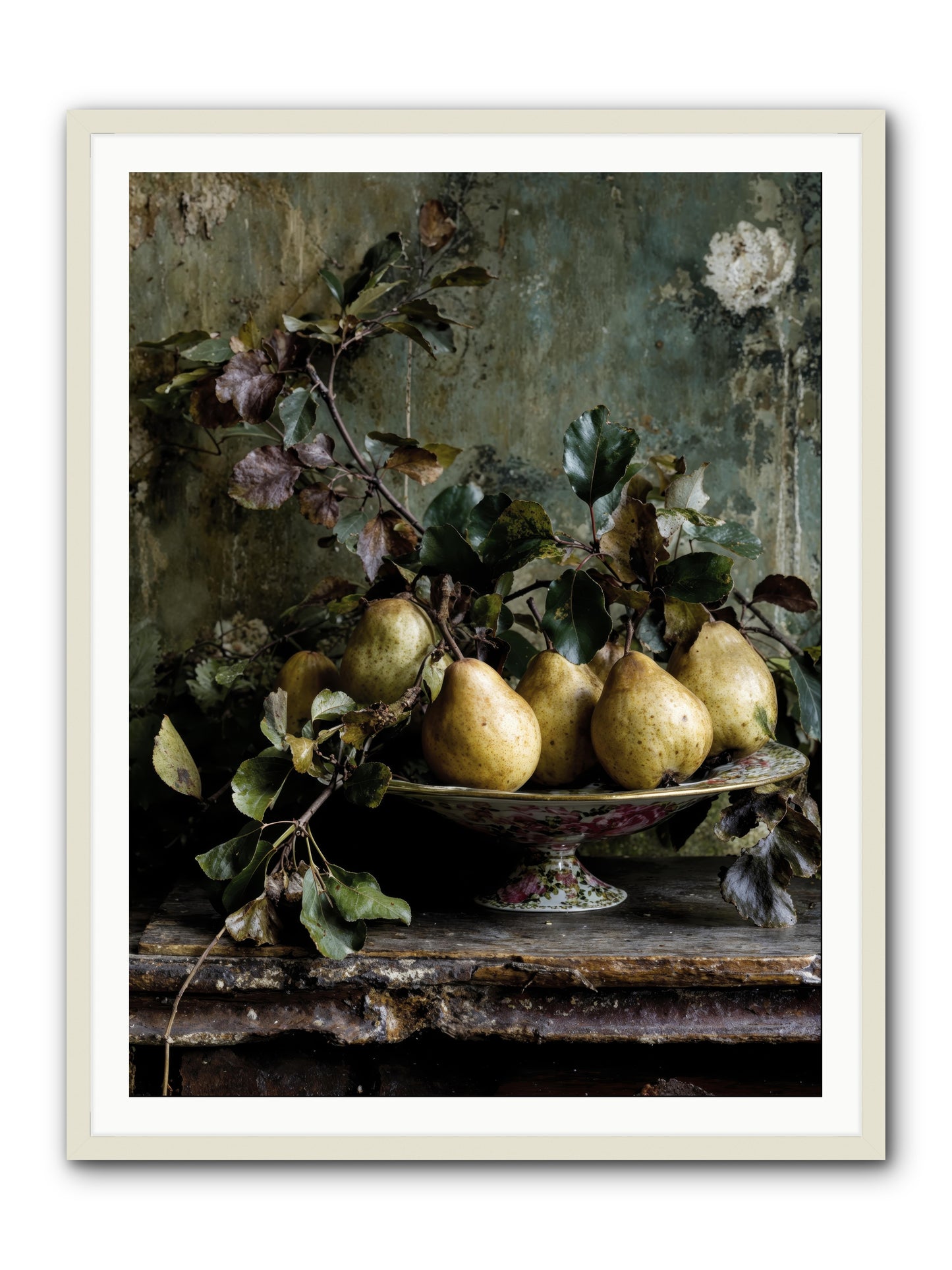 Summer's grand gesture -- Framed Print - White 36x48