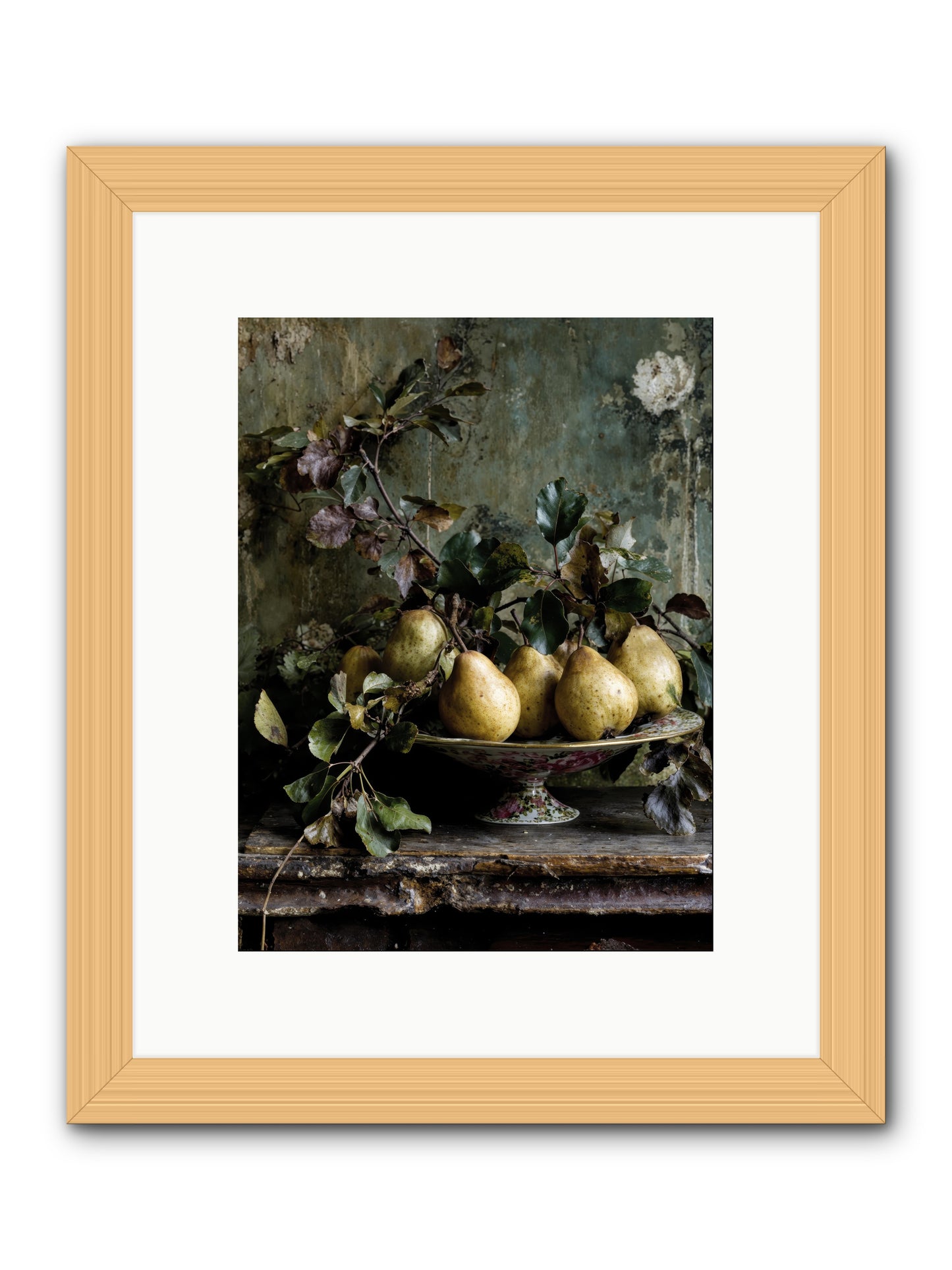 Summer's grand gesture -- Framed Print - Natural 9x12