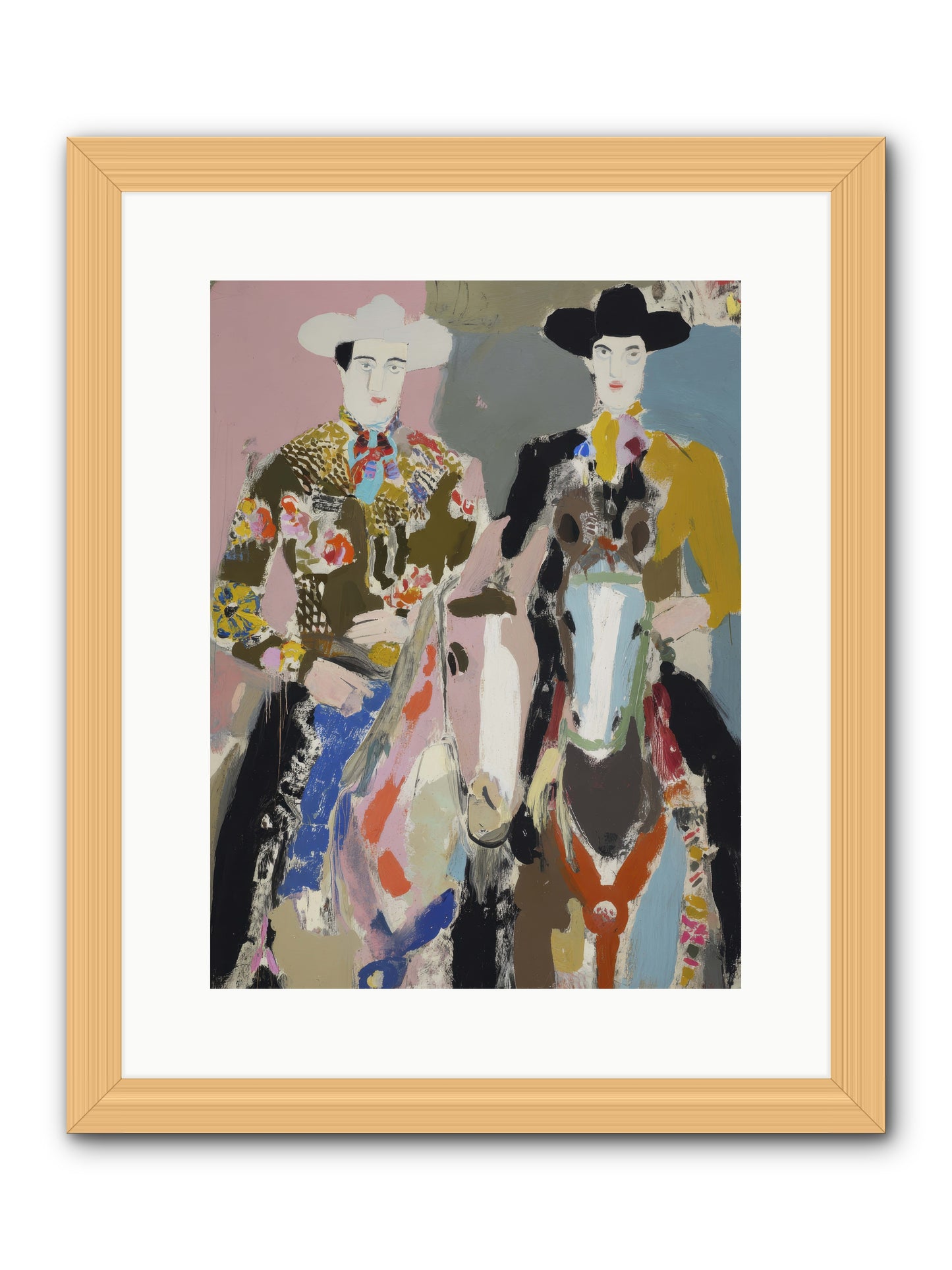 Sun-Drunk & Steady -- Framed Print - Natural 12x16