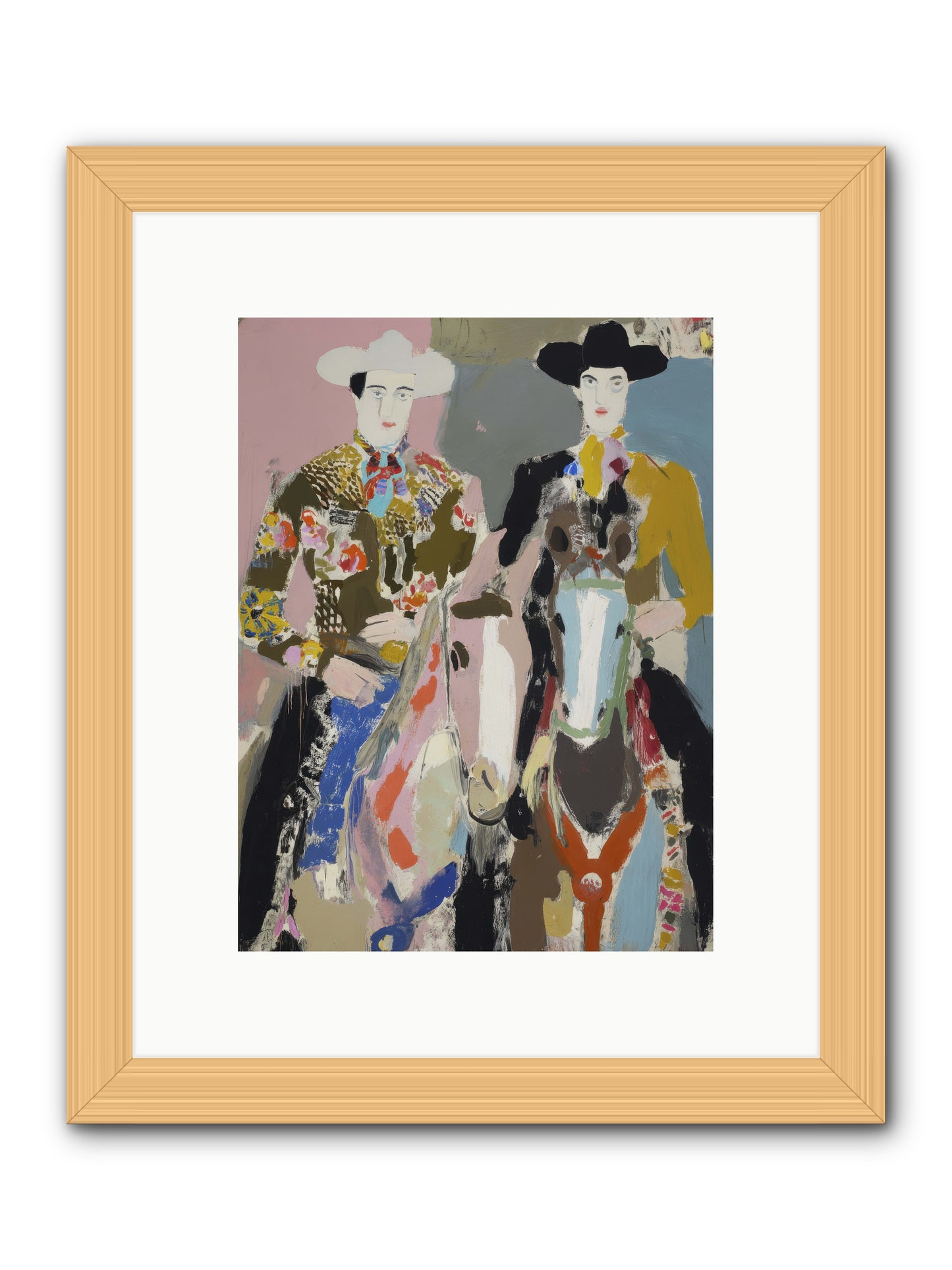 Sun-Drunk & Steady -- Framed Print - Natural 9x12