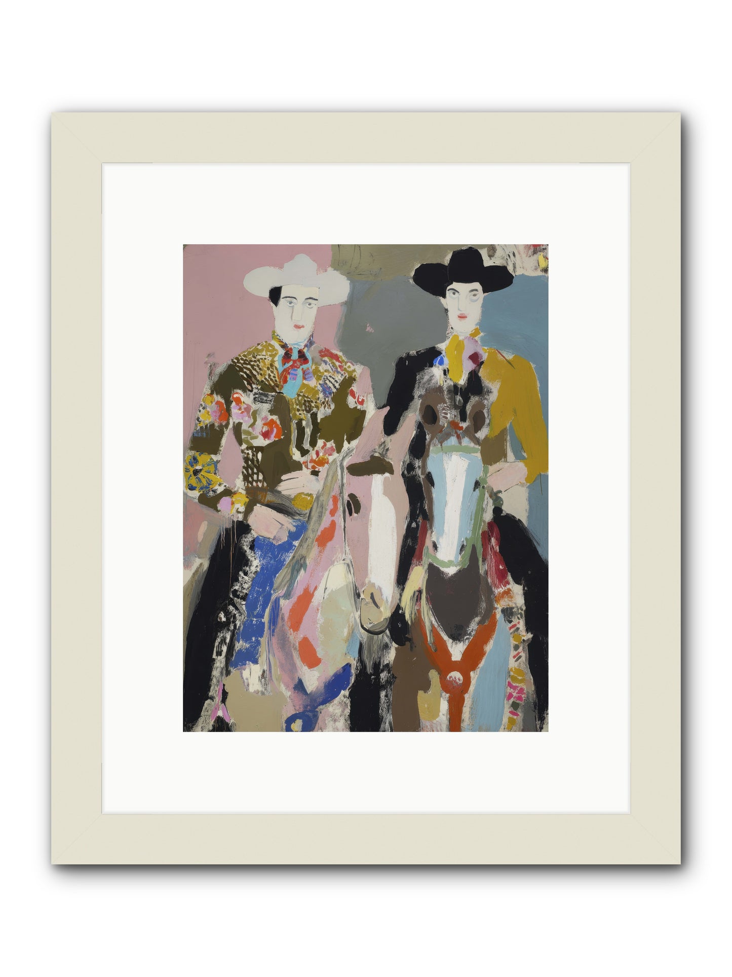 Sun-Drunk & Steady -- Framed Print - White 9x12
