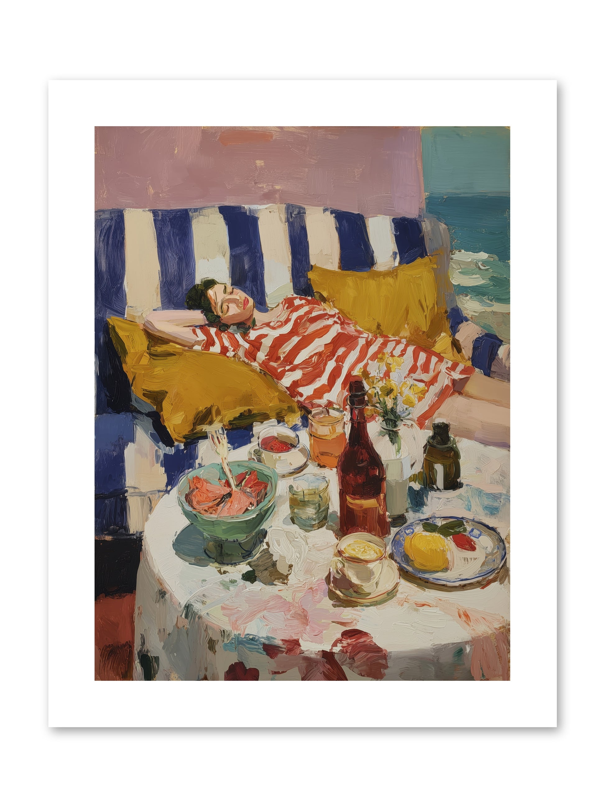 Sun-Kissed Slumber -- Paper Print 9x12
