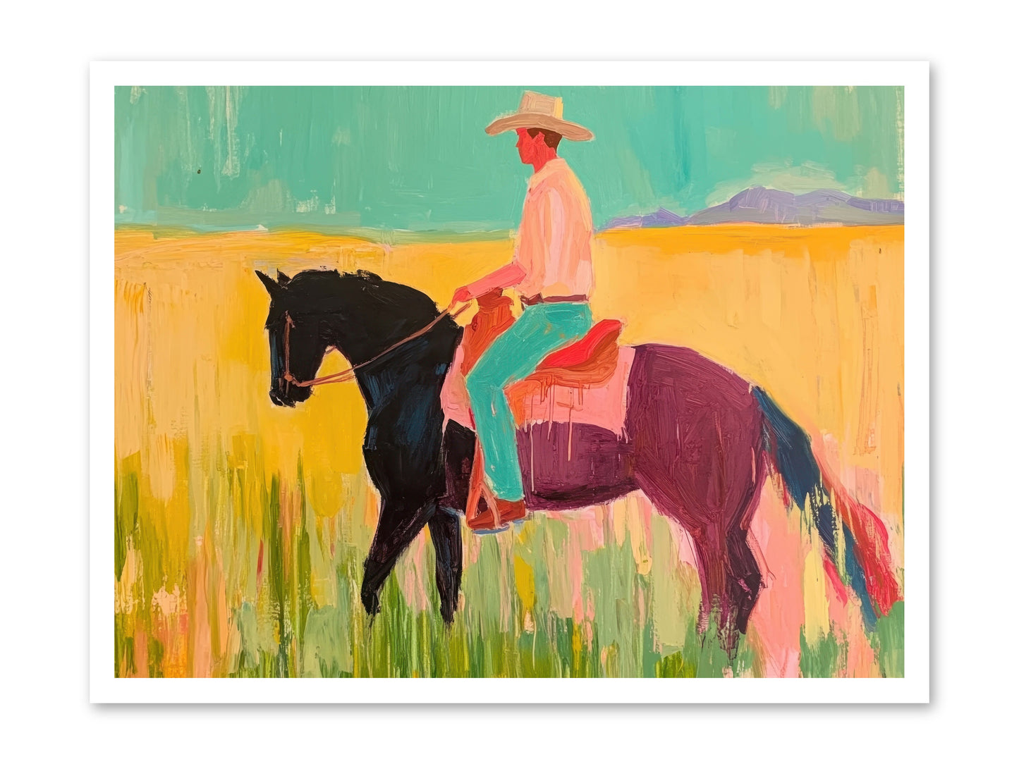 Sun-Touched Journey -- Loose Canvas Print 32x24