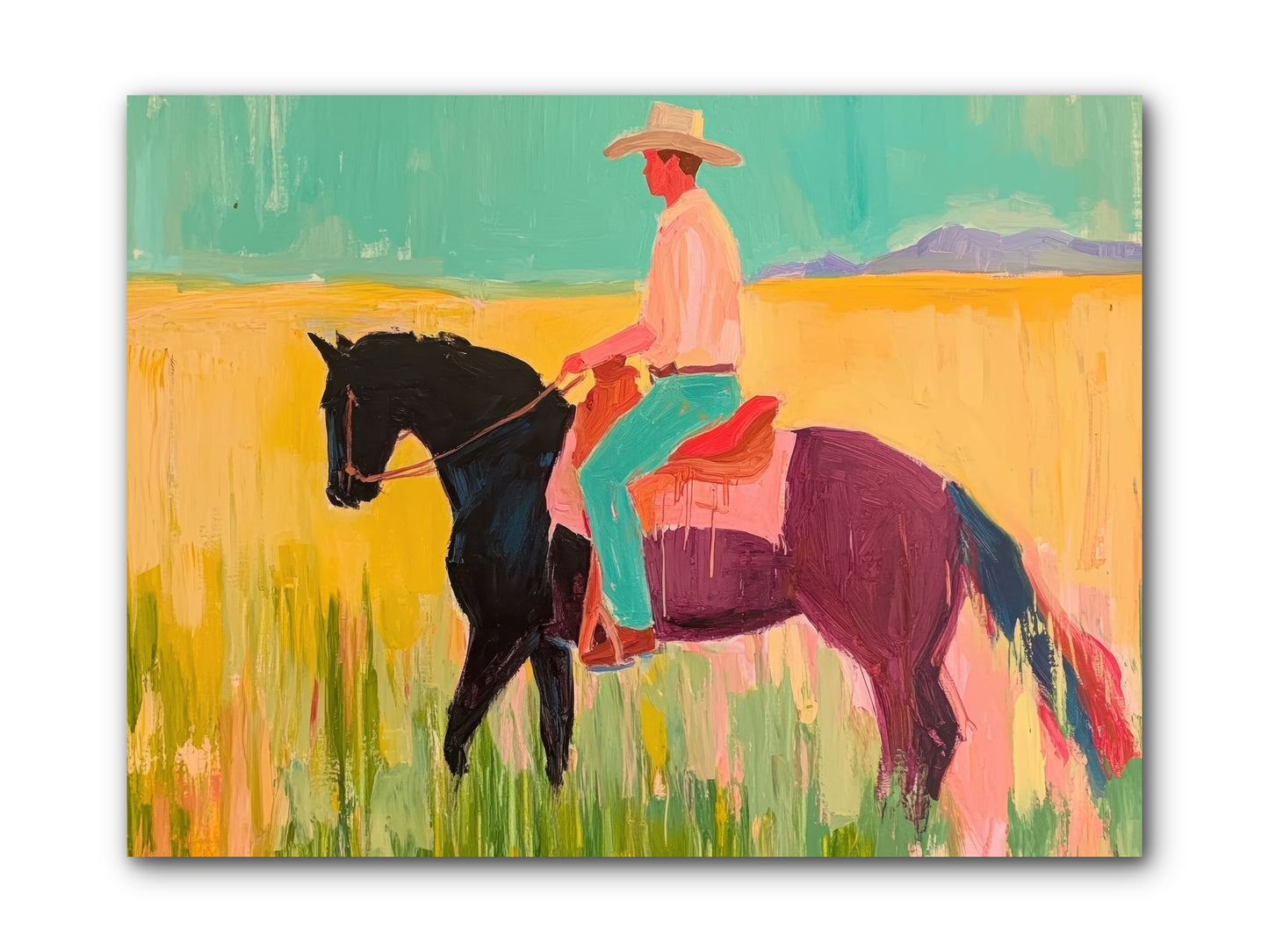 Sun-Touched Journey -- Wrapped Canvas 12x9