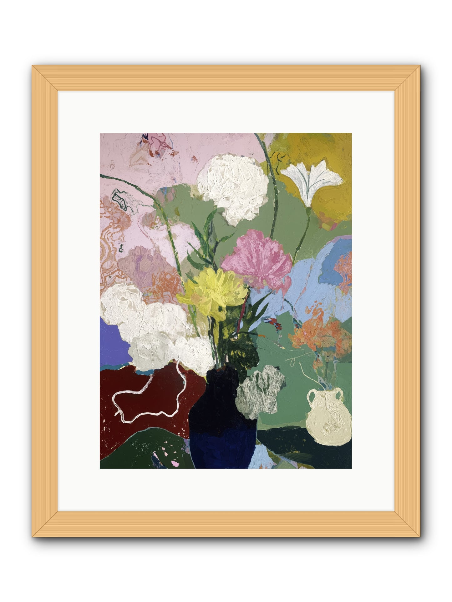 Sun-drenched Trails -- Framed Print - Natural 12x16