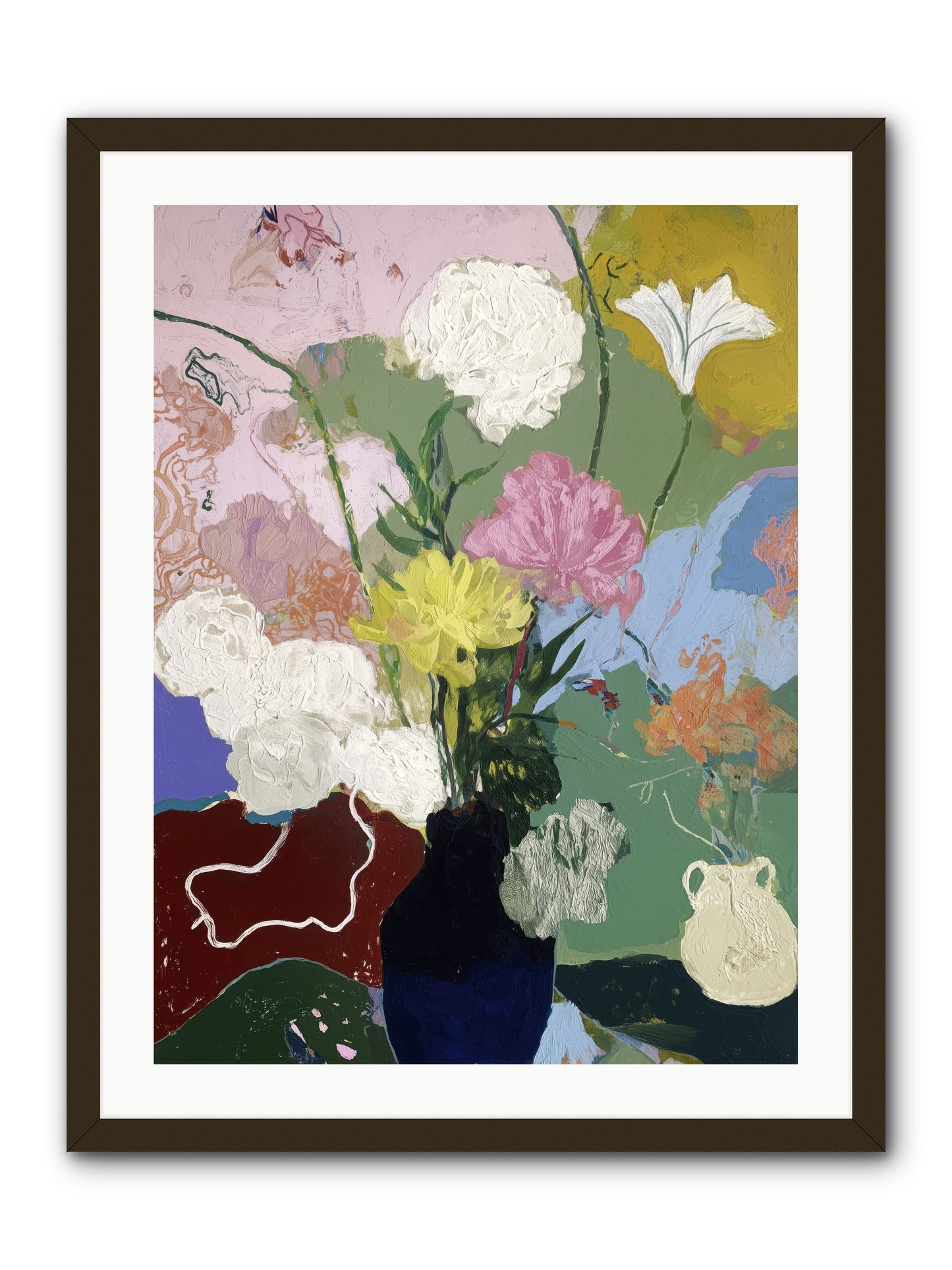 Sun-drenched Trails -- Framed Print - Black 24x32