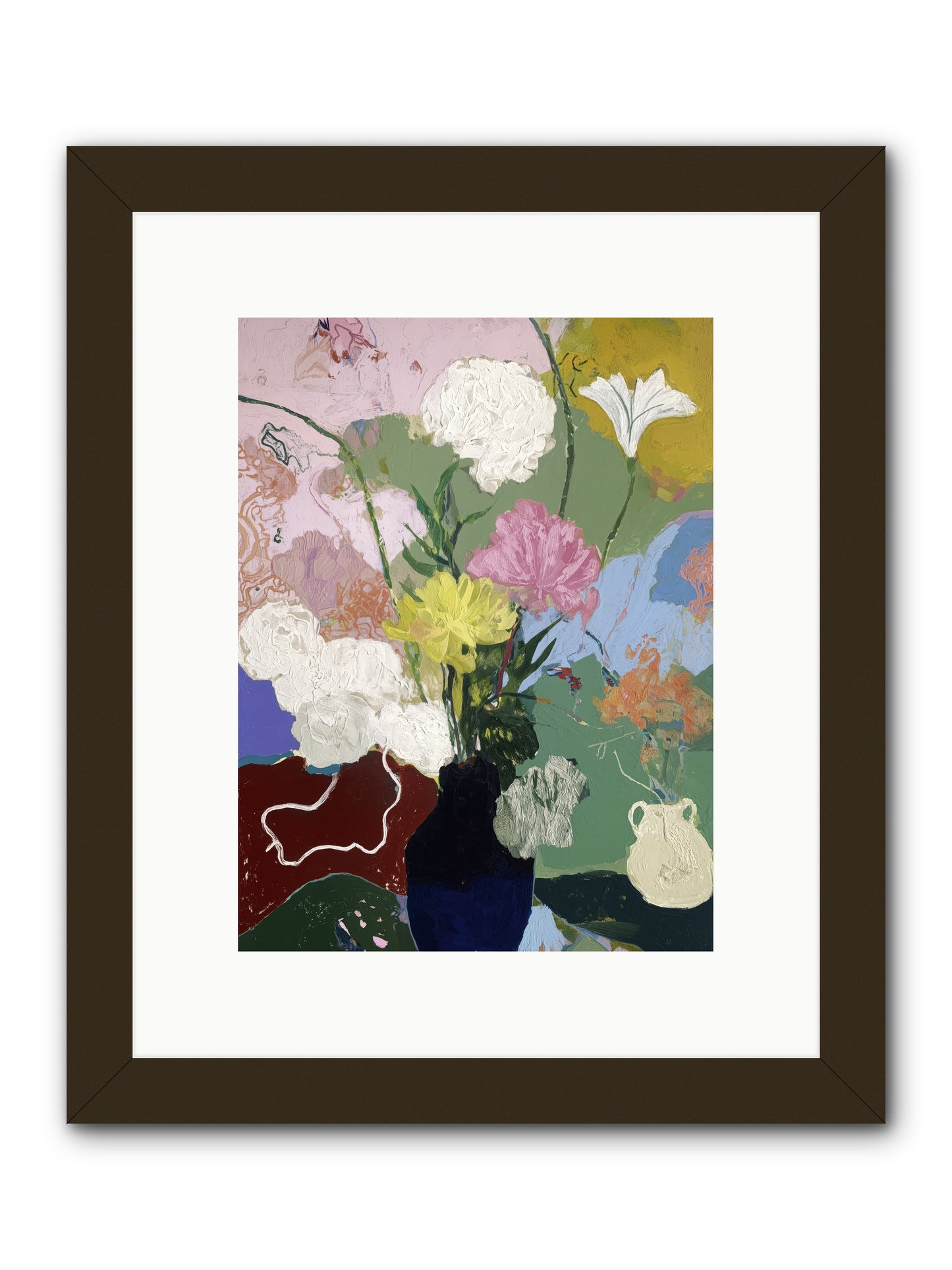 Sun-drenched Trails -- Framed Print - Black 9x12