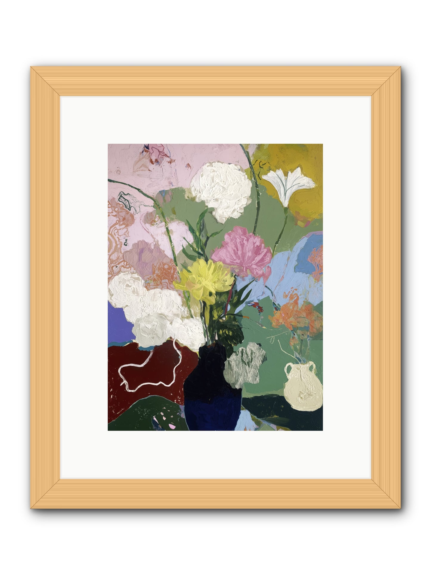 Sun-drenched Trails -- Framed Print - Natural 9x12