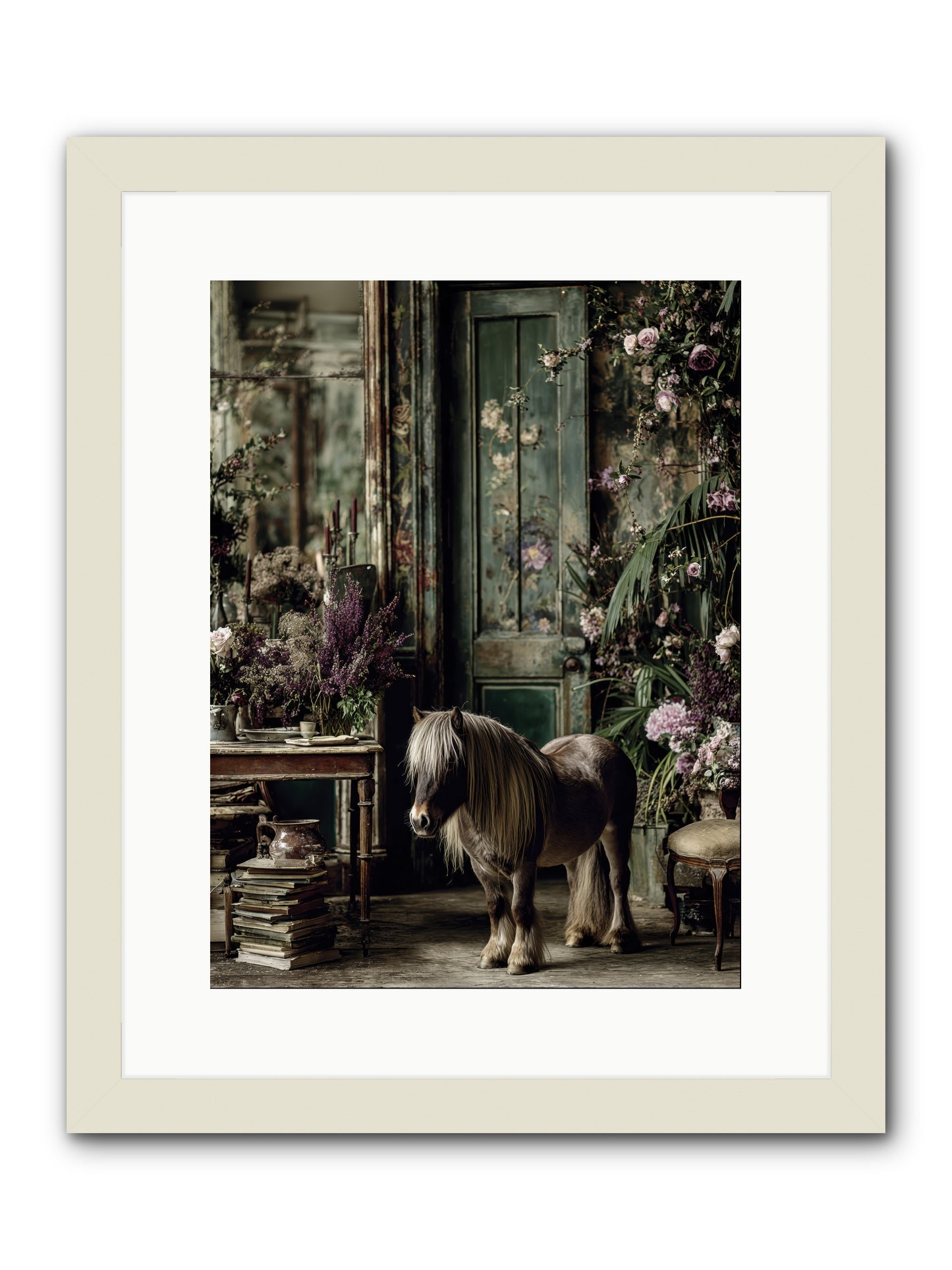 Sun kissed -- Framed Print - White 12x16