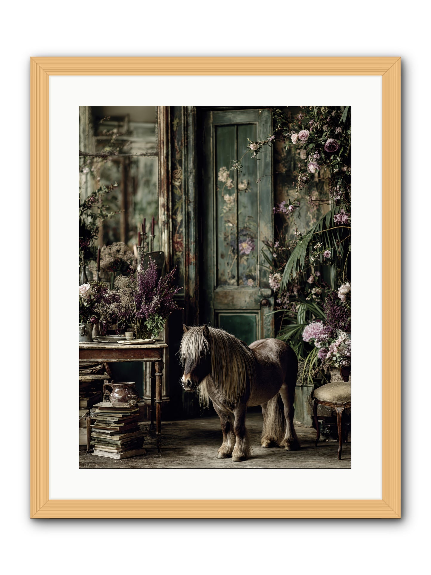 Sun kissed -- Framed Print - Natural 18x24
