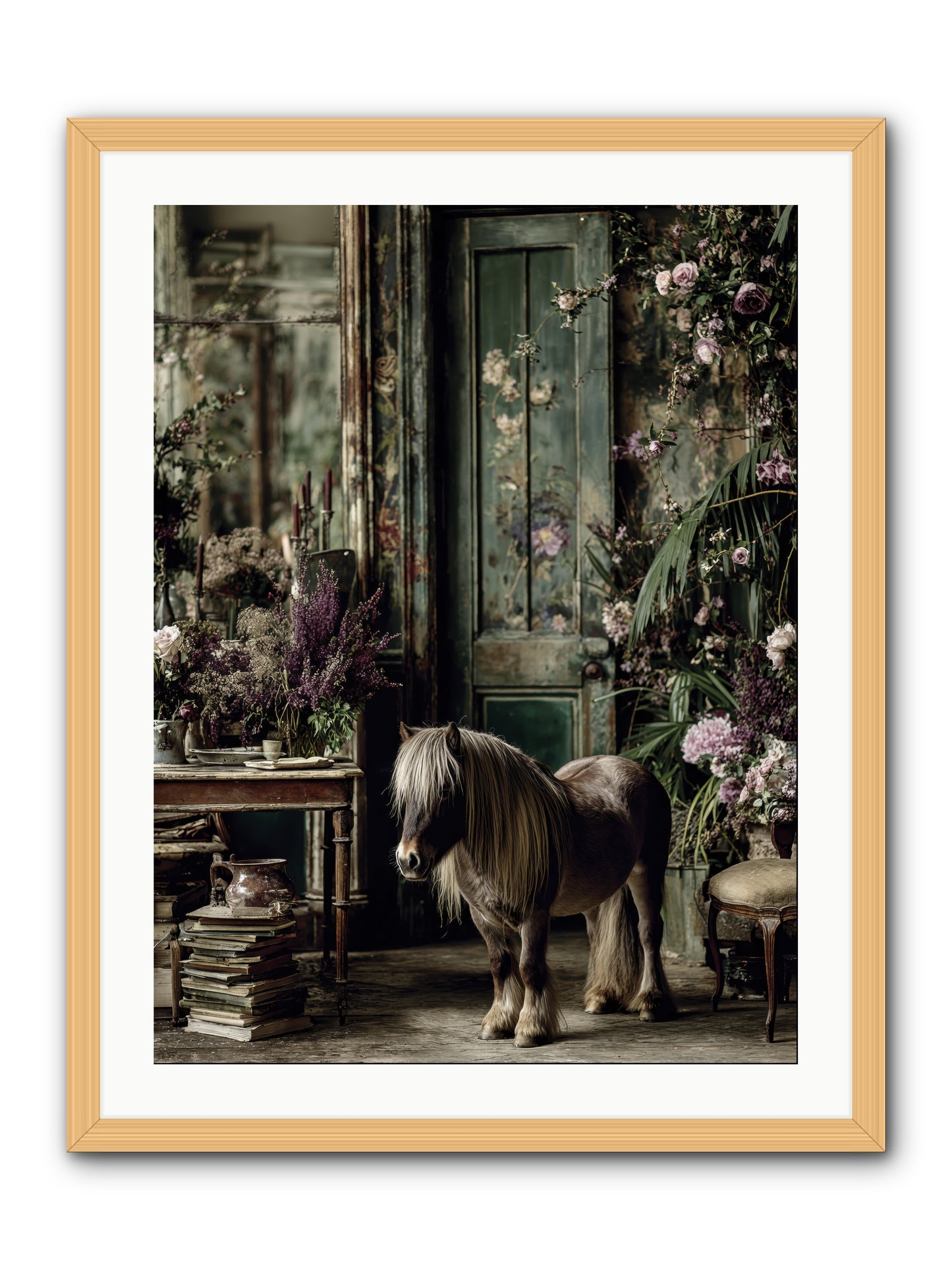 Sun kissed -- Framed Print - Natural 24x32