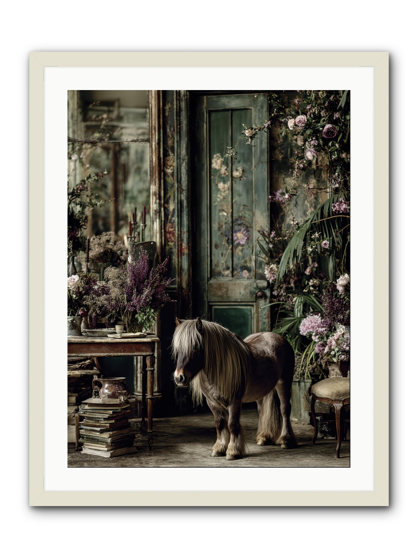 Sun kissed -- Framed Print - White 24x32
